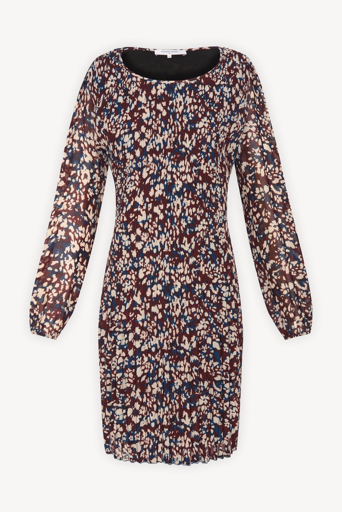 Robe imprimée et plissée - JAYA Faume - seconde main