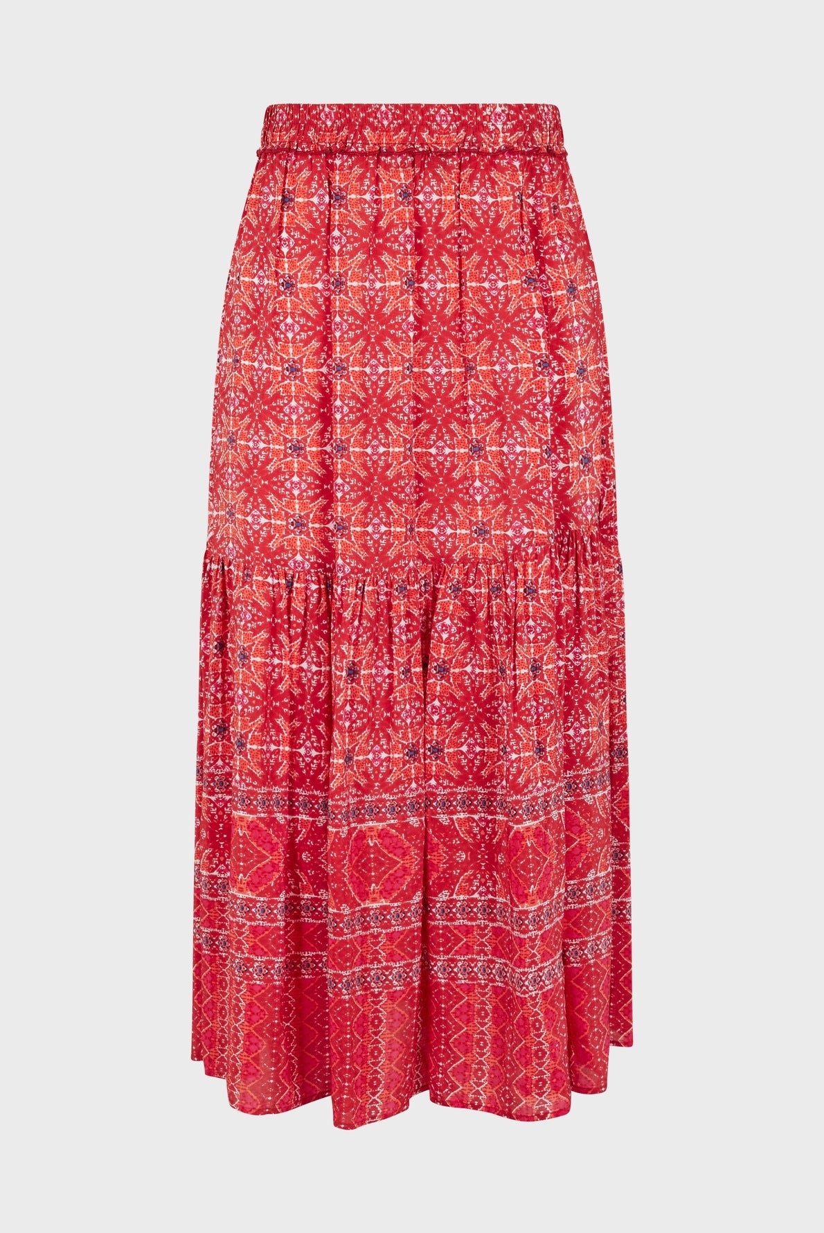 Jupe mi-longue motif ethnique - BADICE Faume - seconde main