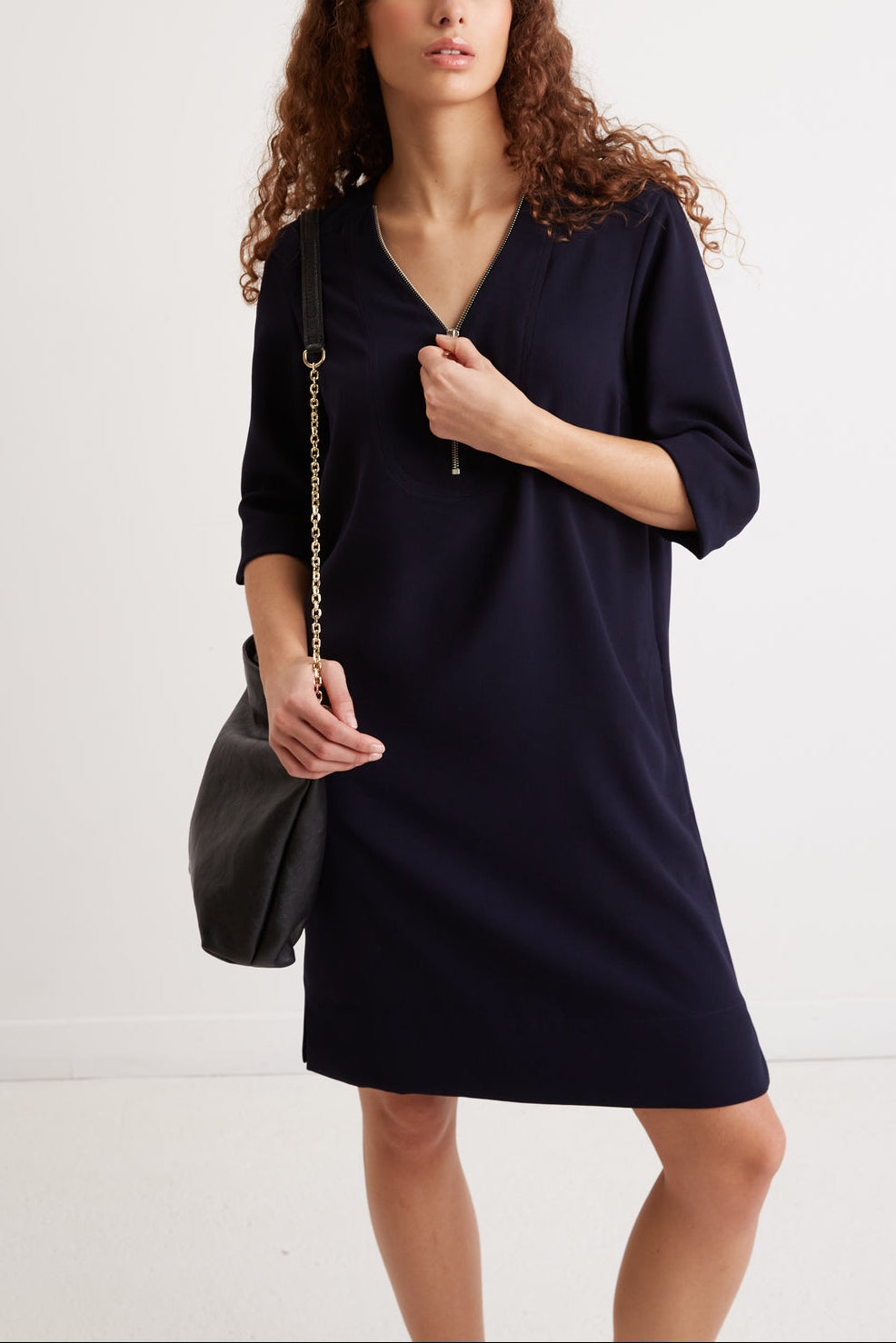 Robe courte zippée - JEROME Faume - seconde main