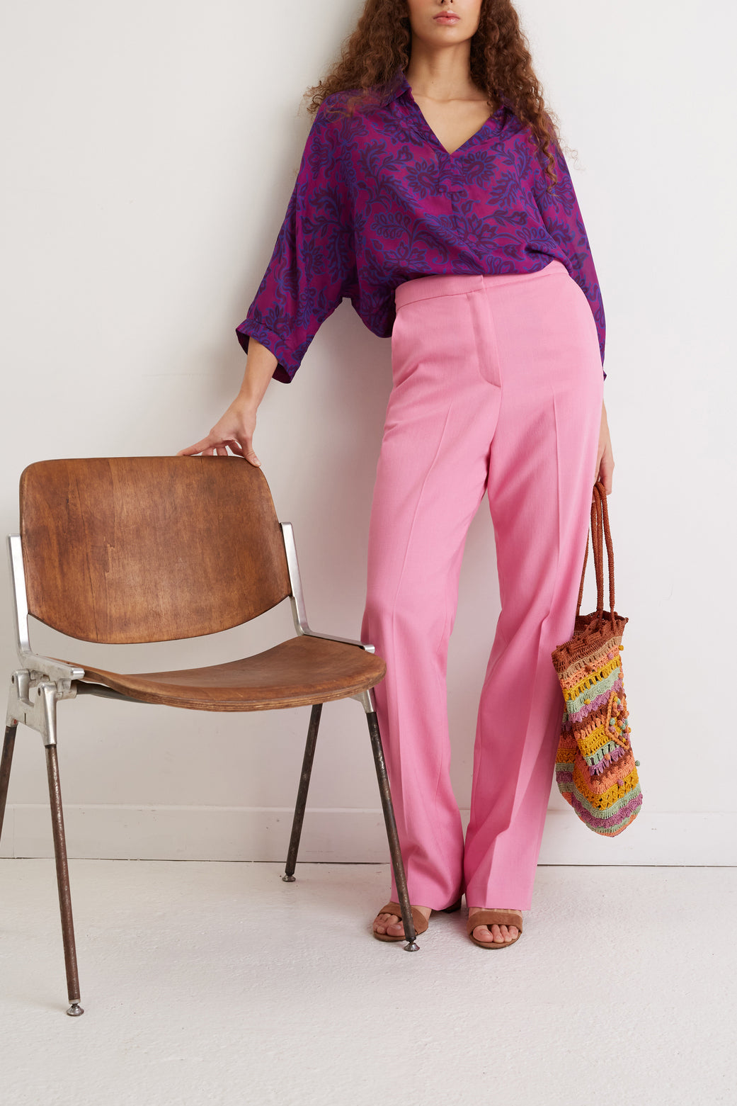 Pantalon de tailleur - ELHORA Faume - seconde main