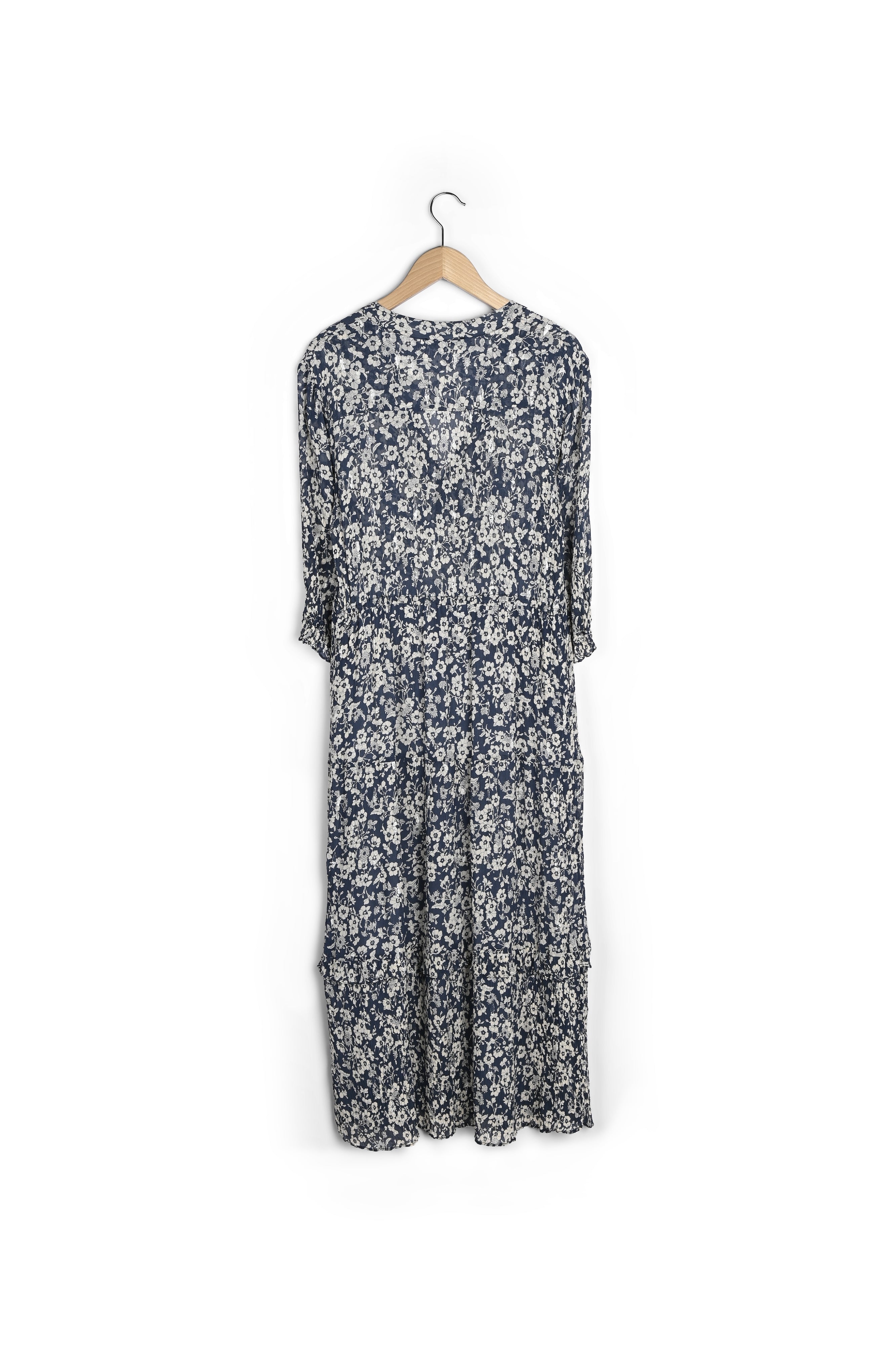 Robe fleurie et fils Lurex - JASMINE Faume - seconde main