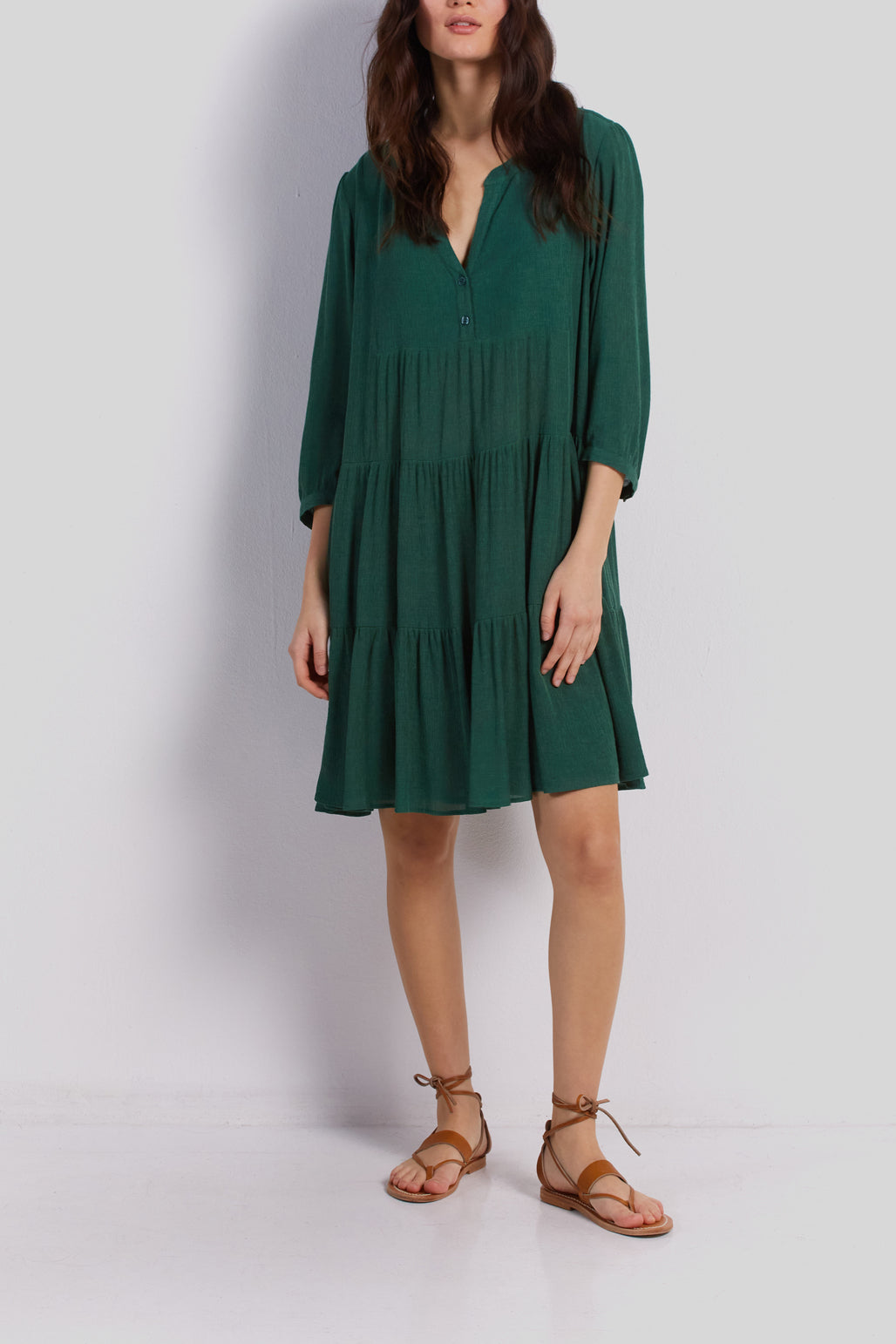 Robe fluide à étages - JACOB Faume - seconde main