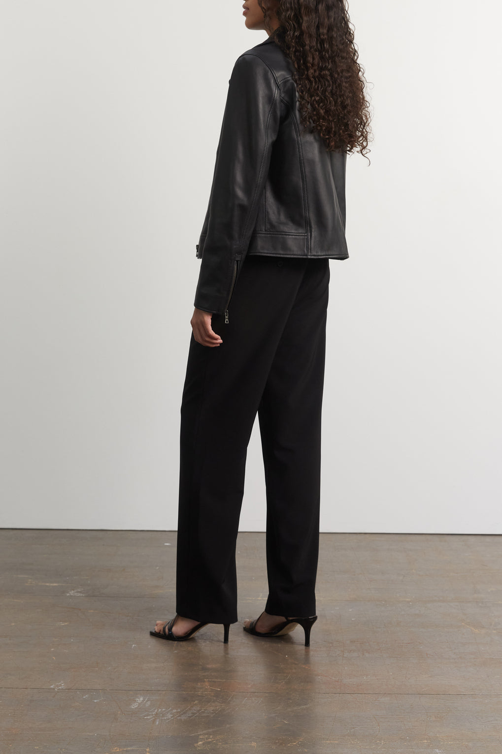 Blouson en cuir - NADEGE Faume - seconde main