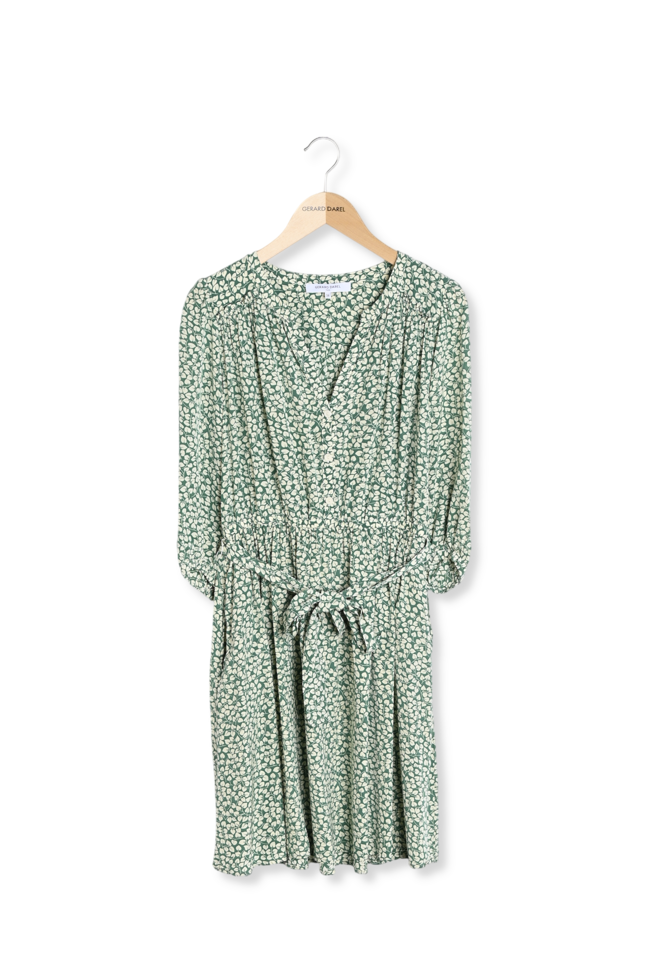 Robe courte imprimé bicolore - JUNON Faume - seconde main