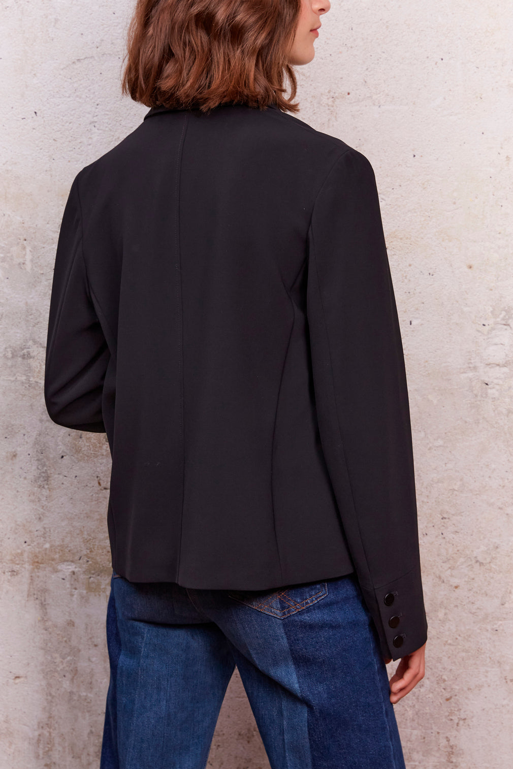 Veste courte en crêpe - BELLA Faume - seconde main