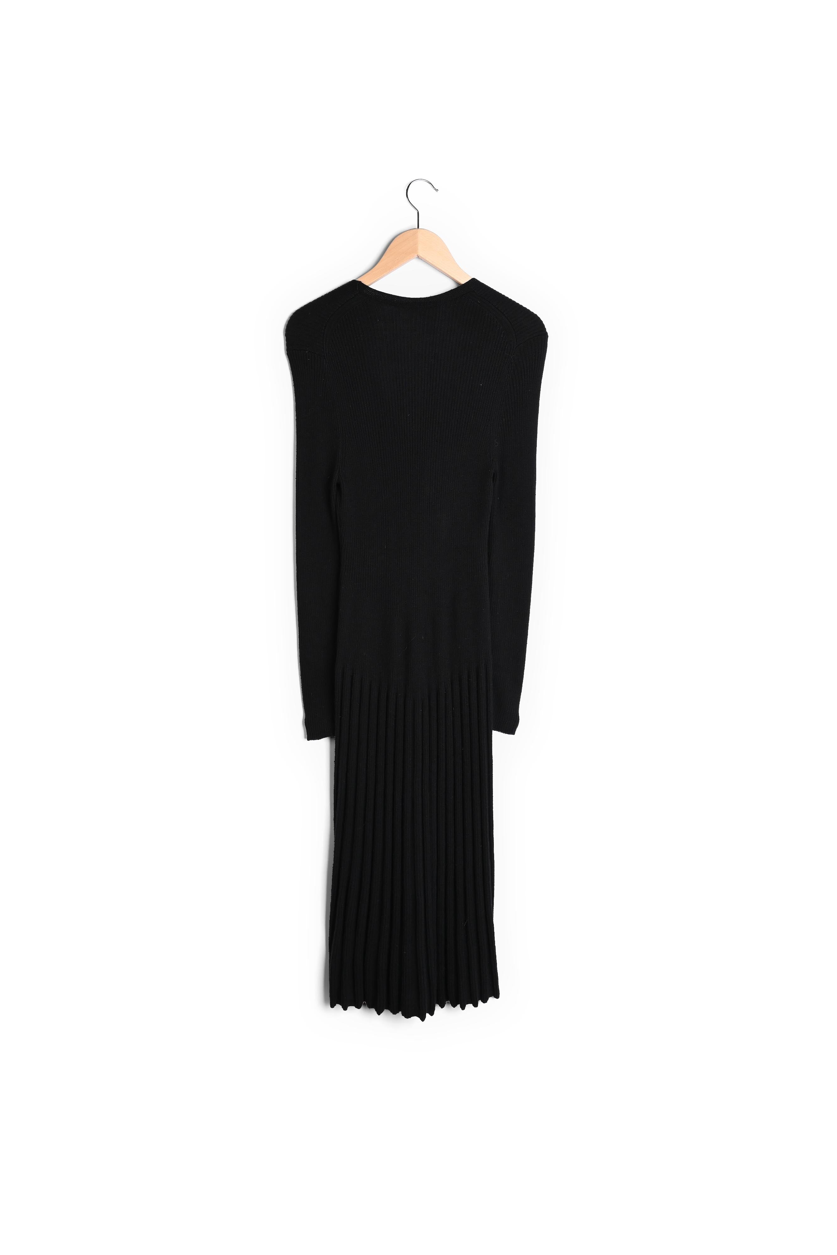 Robe midi en maille à côtes - JAYWENN Faume - seconde main