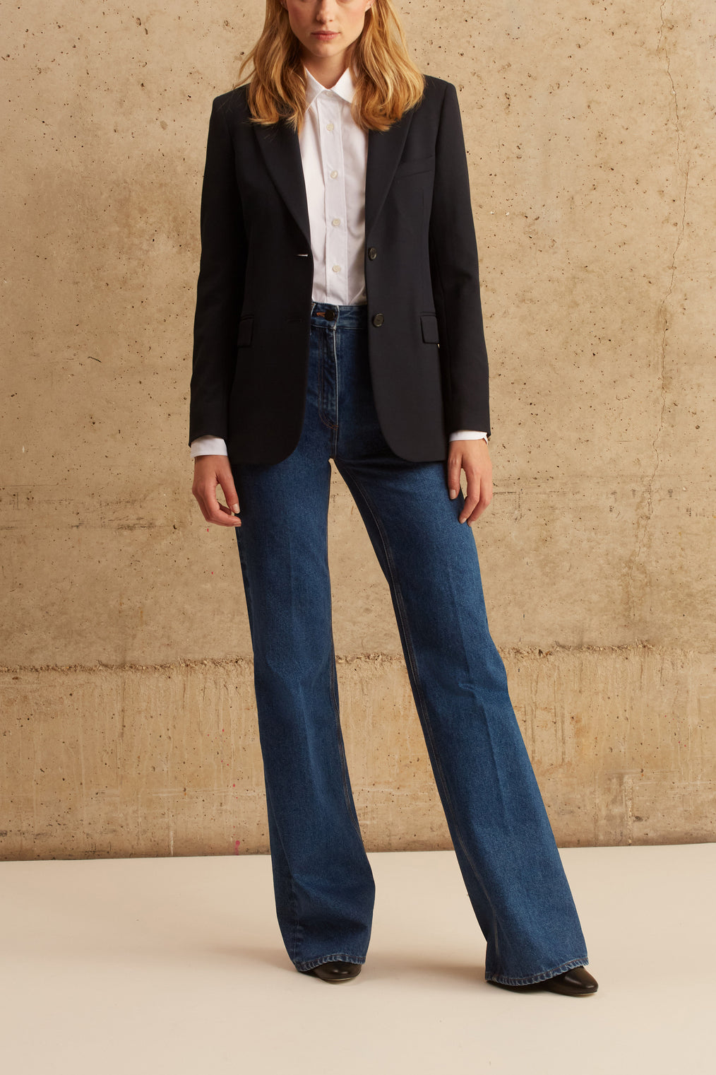 Veste blazer à la coupe droite - NINA Faume - seconde main