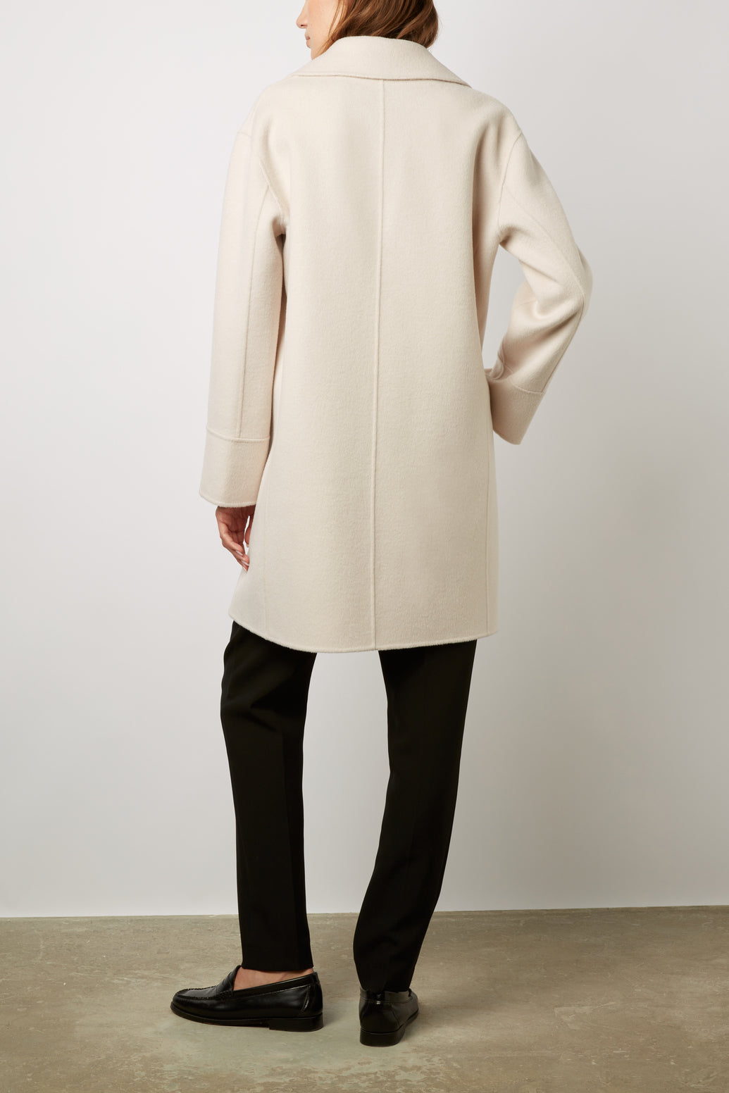 Caban long en laine - SATHEEN Faume - seconde main