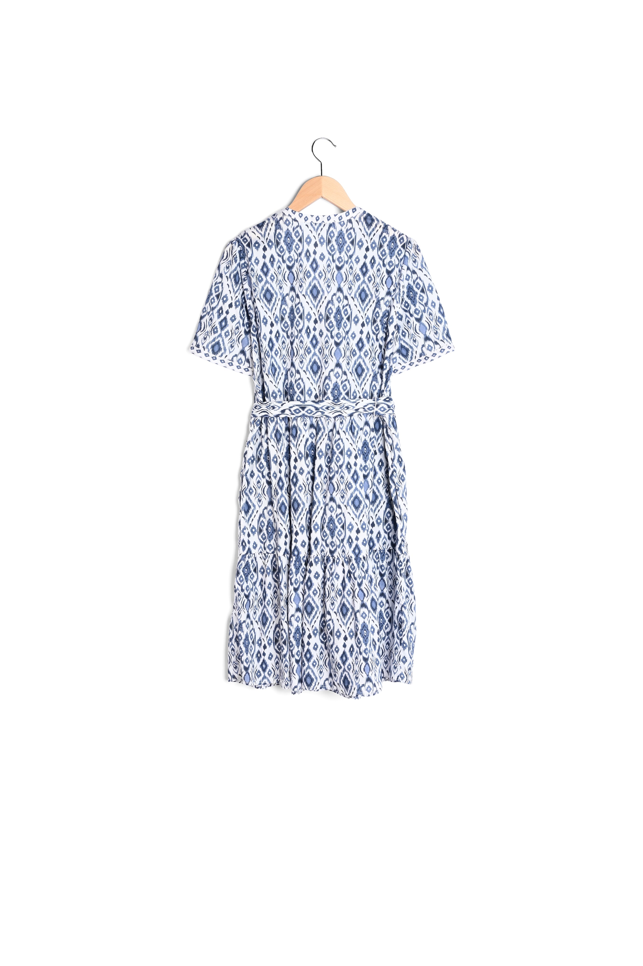 Robe imprimé Ikat en coton - JADE Faume - seconde main