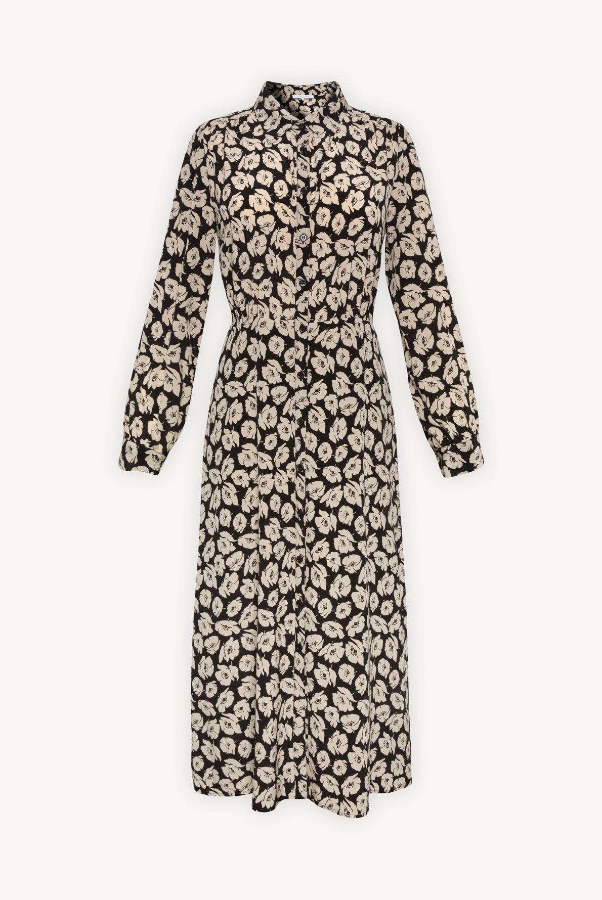 DILYS - Robe-chemise en soie Faume - seconde main