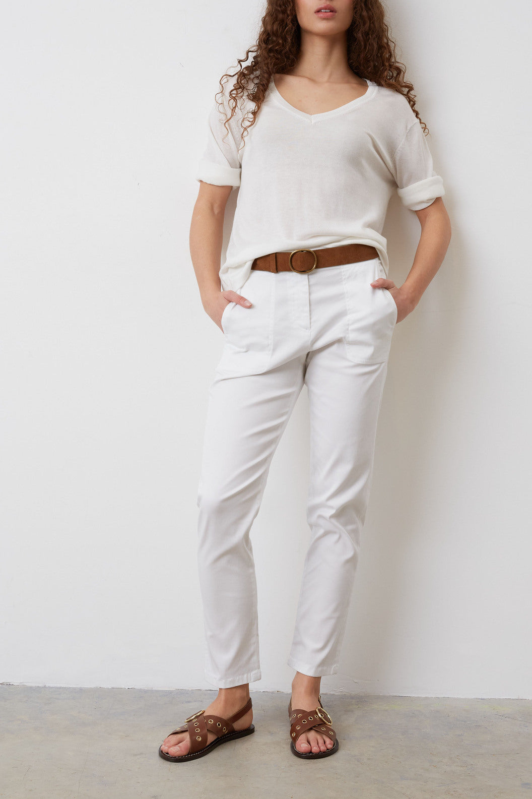 Pantalon slim - ELIZIA Faume - seconde main