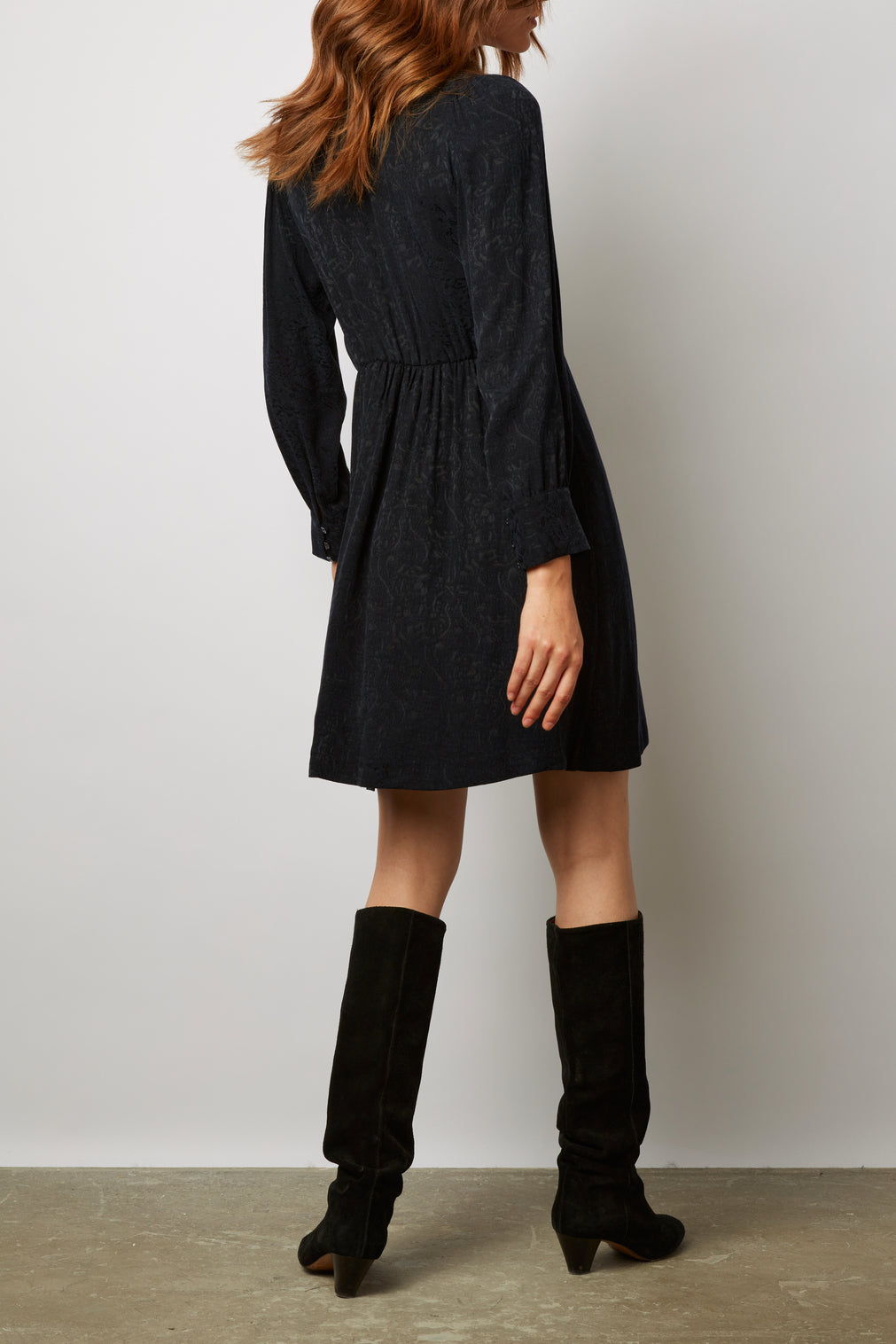 Robe courte cintrée jacquard - JACSKON Faume - seconde main