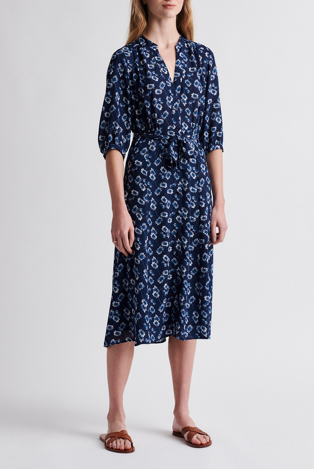 SETTIMA - robe chemise longueur midi Faume - seconde main