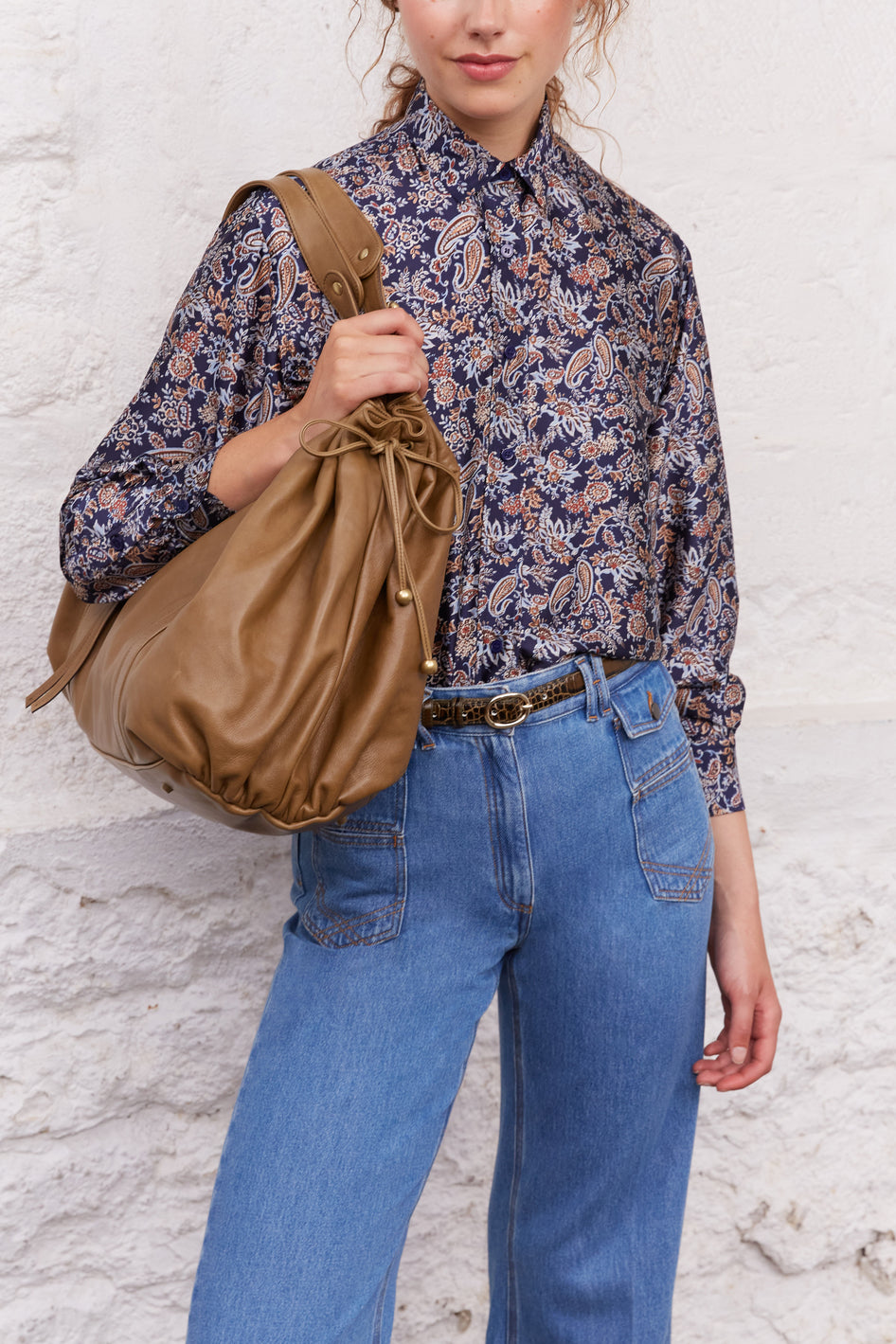 Chemise ample à imprimé cachemire - CLYDE Faume - seconde main