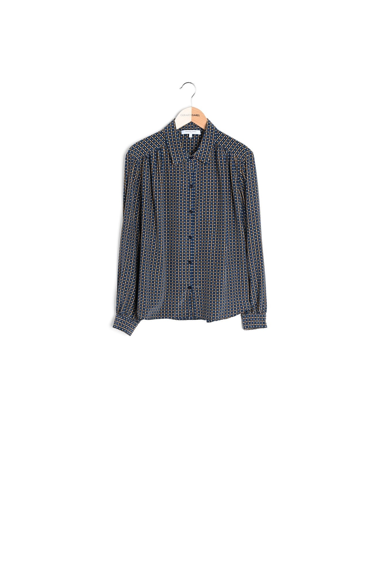 Chemise imprimée en soie - BASTIA Faume - seconde main