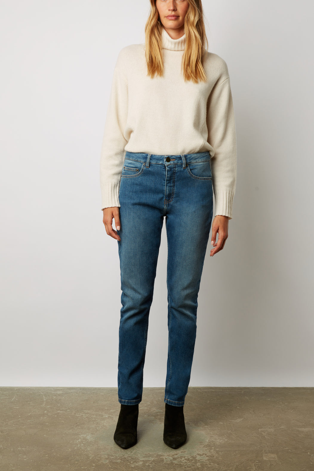 Jean slim brut délavé - ELEVEN Faume - seconde main