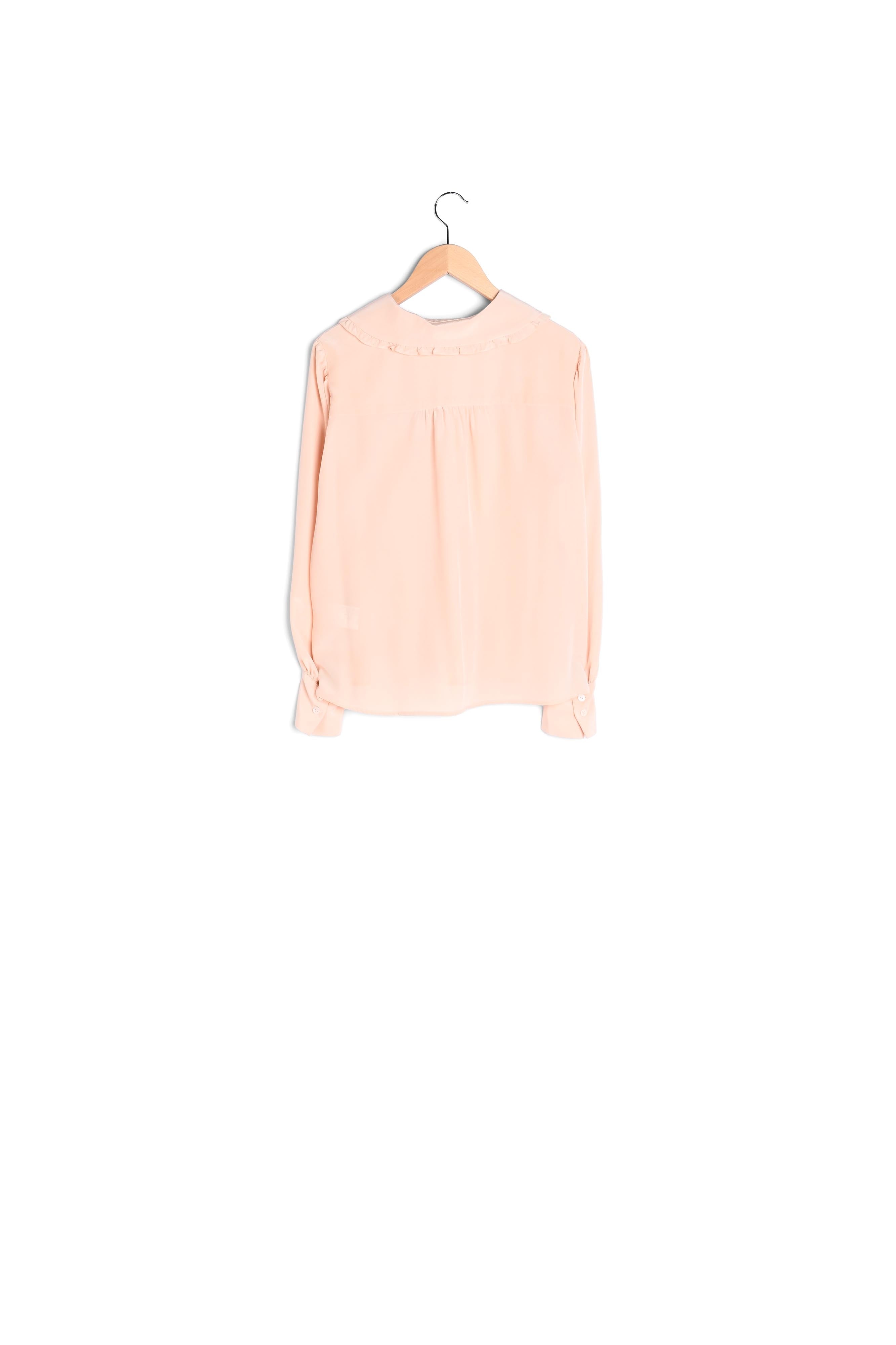 Chemise en soie et col fantaisie - CLEMMY Faume - seconde main