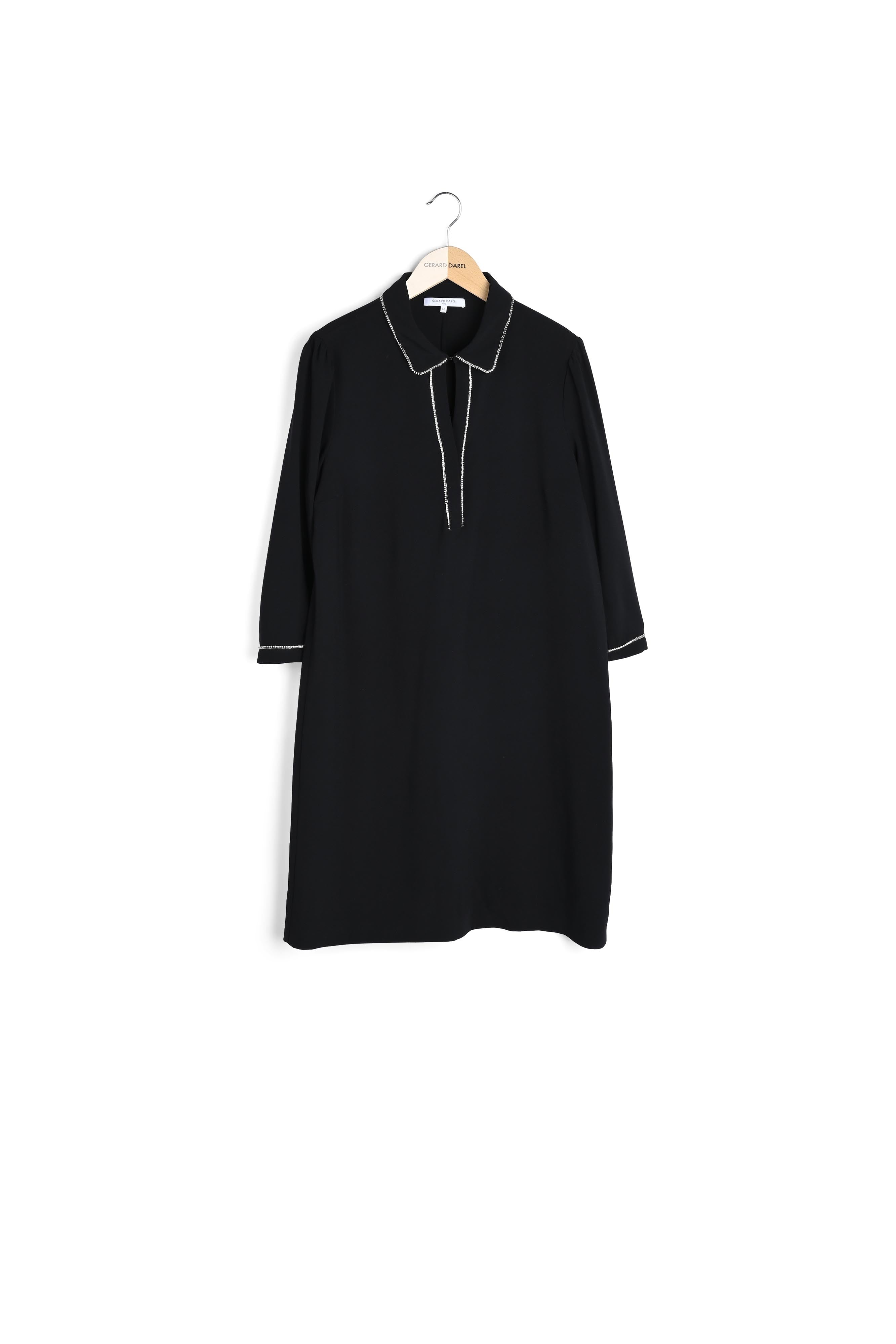 DENYS - Robe-chemise en crêpe Faume - seconde main