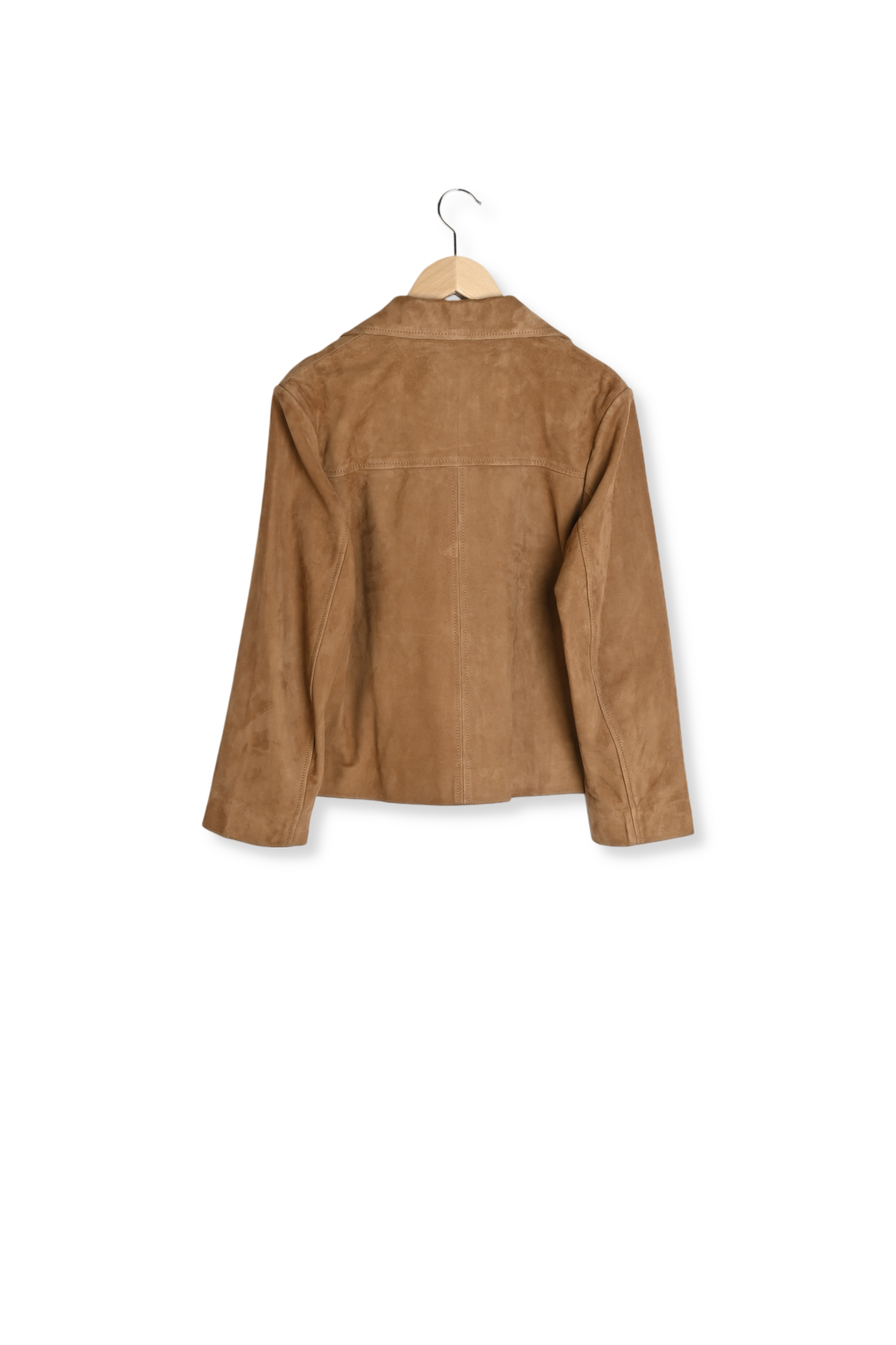 Veste courte en cuir velours - NACIA Faume - seconde main