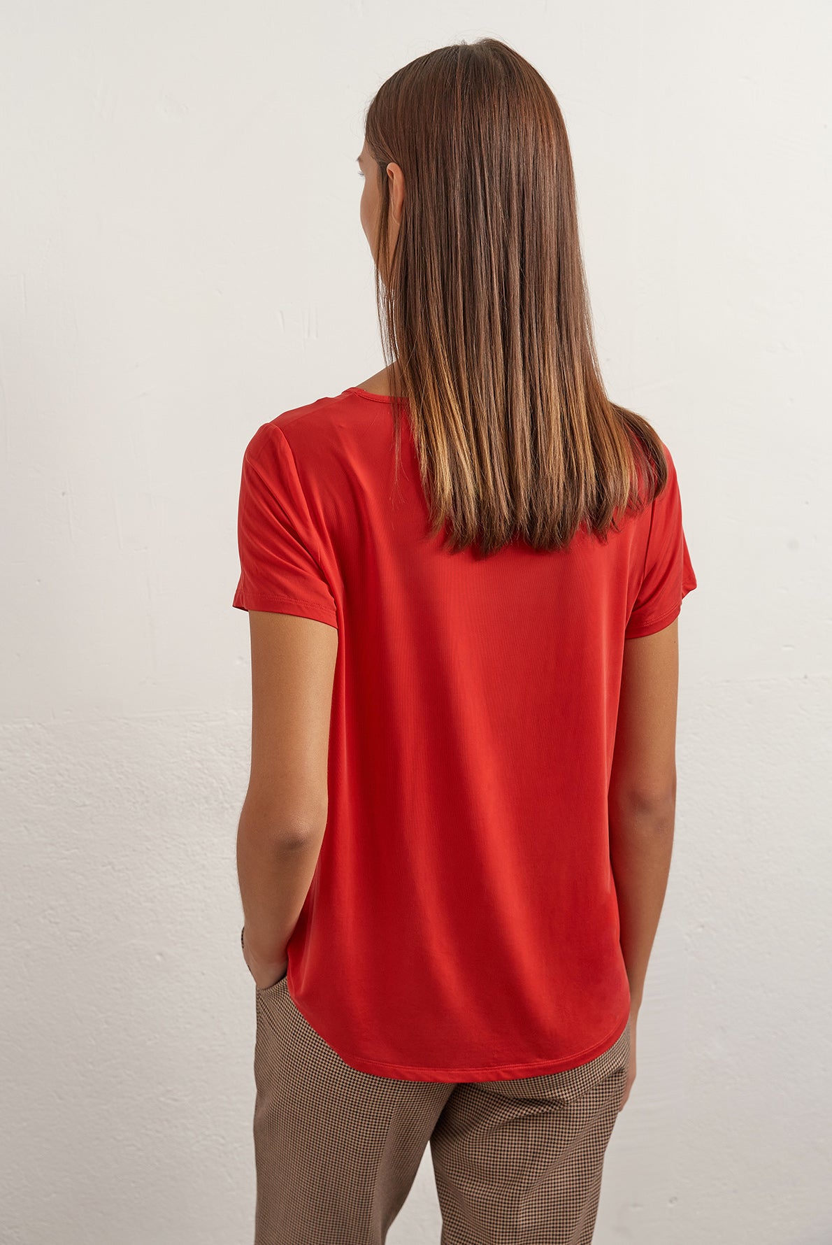 JOY - Tee-shirt en cupro Faume - seconde main