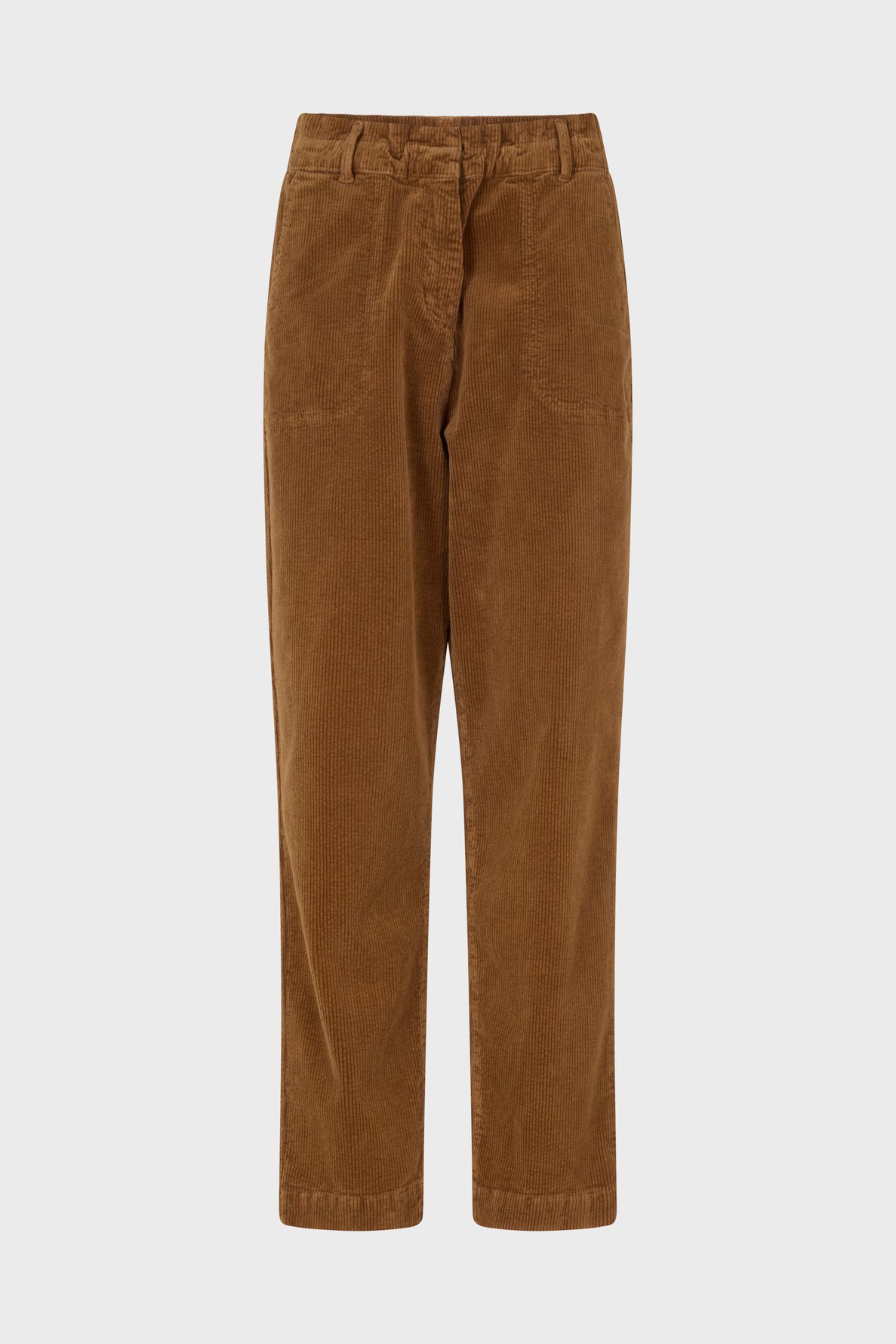 Pantalon cargo en velours lisse - ELISABETH Faume - seconde main