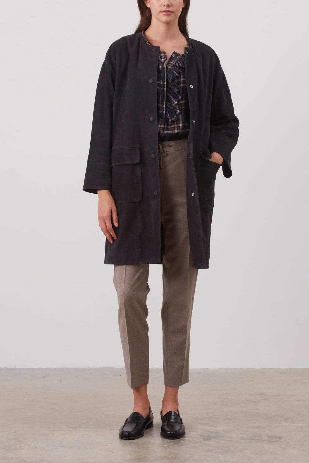 Manteau en daim - MIRIAME Faume - seconde main