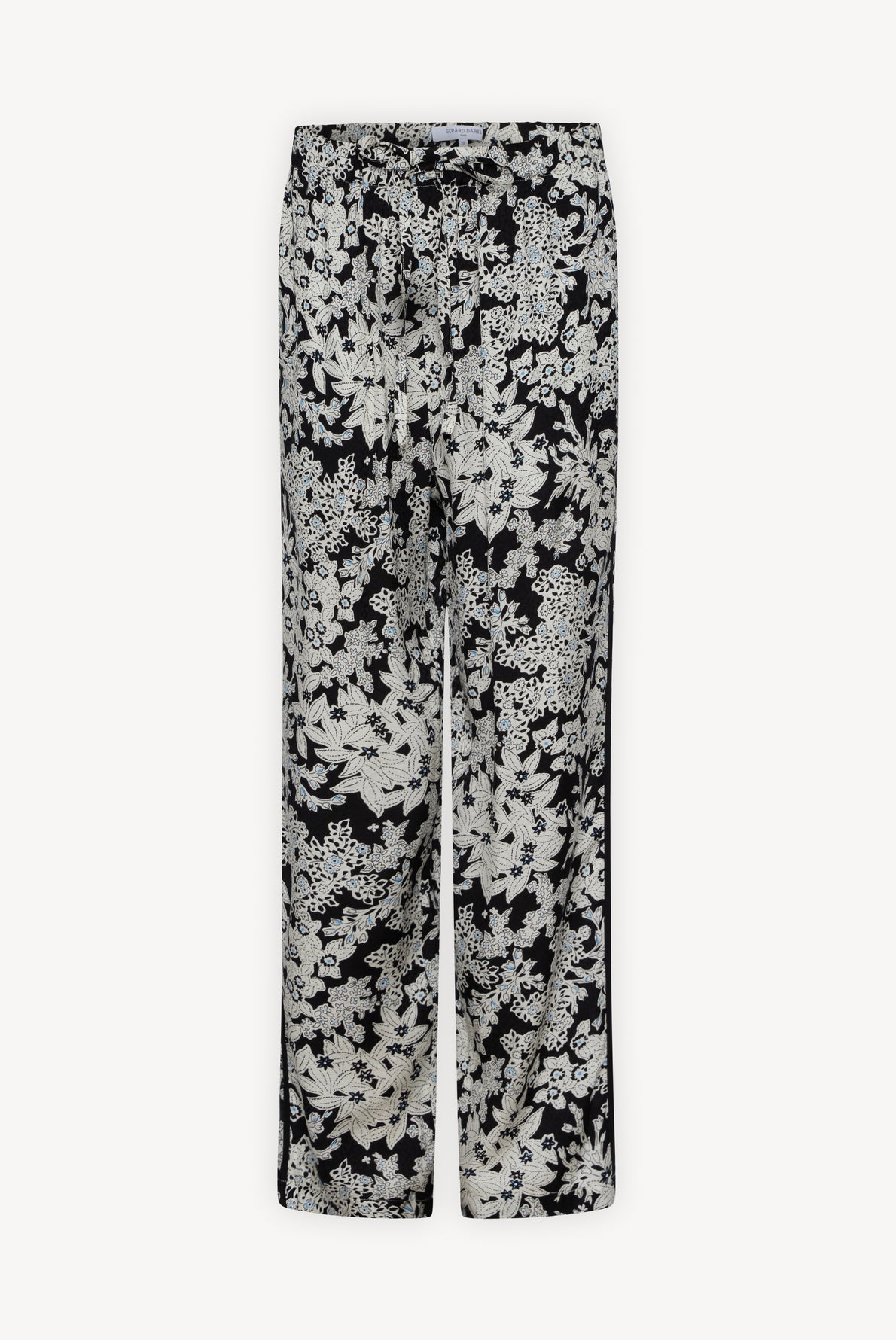 Pantalon élastiqué à motif floral - EMAEL Faume - seconde main