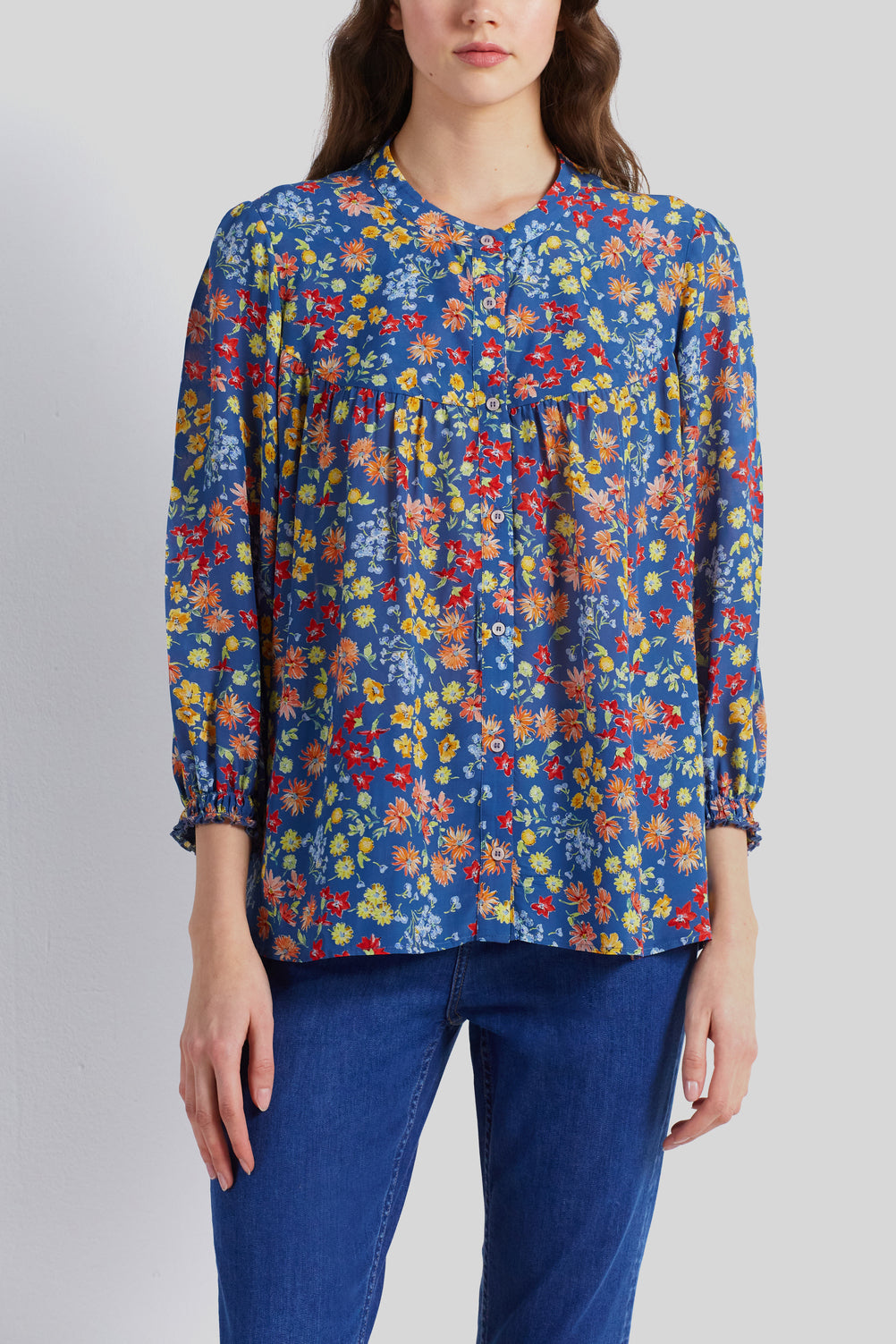 Chemise fluide à motif floral - CYBILLE Faume - seconde main