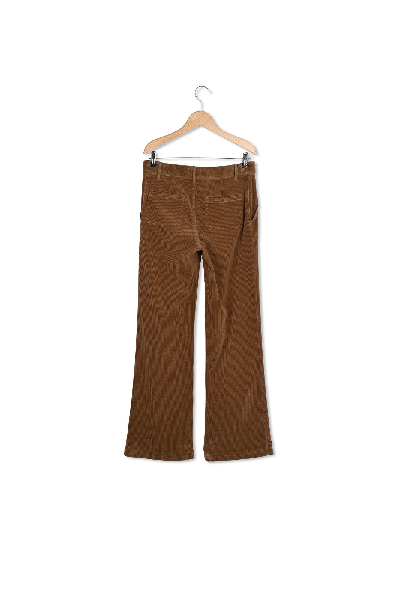 LEONIE - Pantalon flare en velours côtelé Faume - seconde main