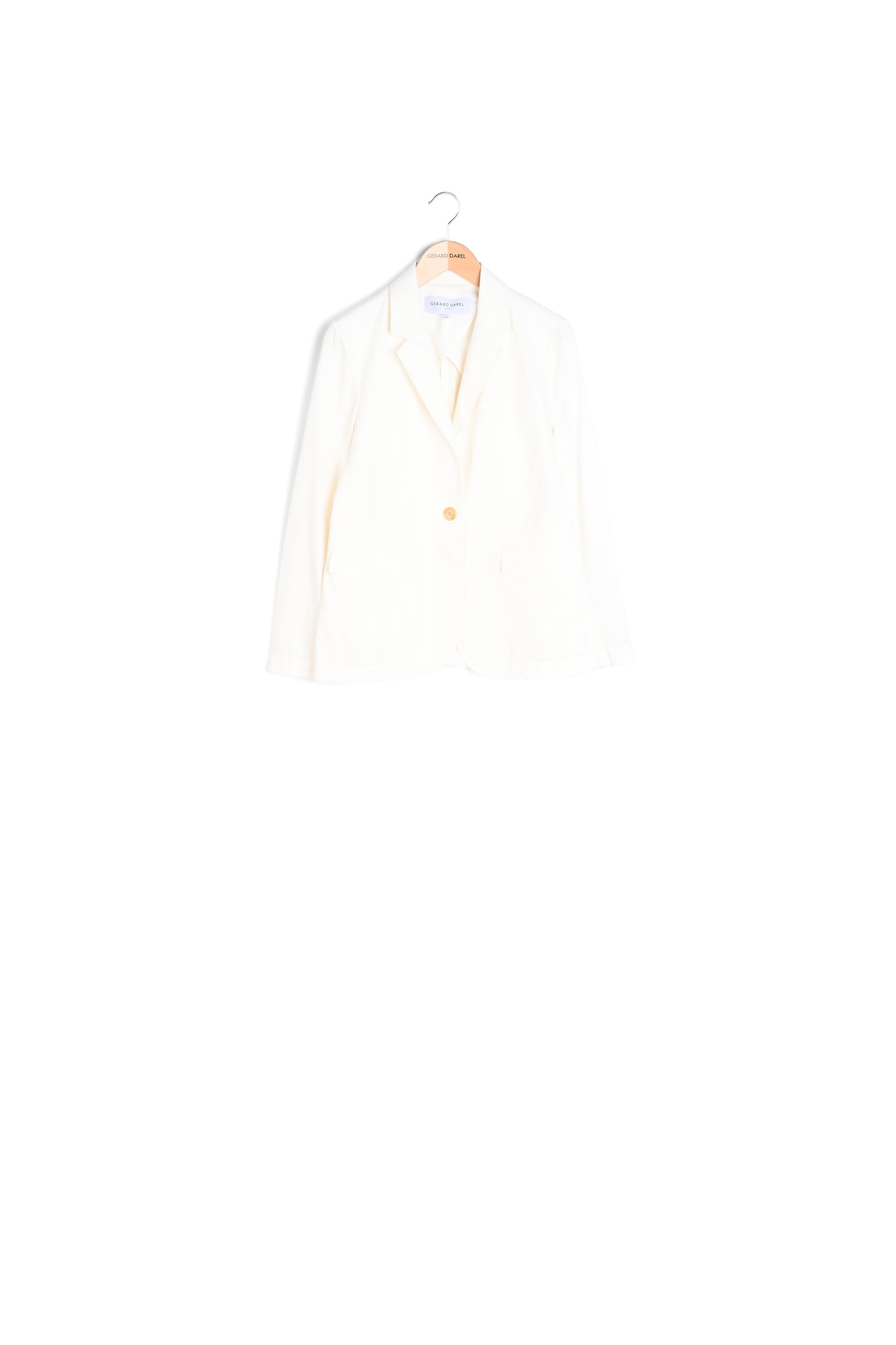 ALEXA - Veste de tailleur en coton et lin Faume - seconde main