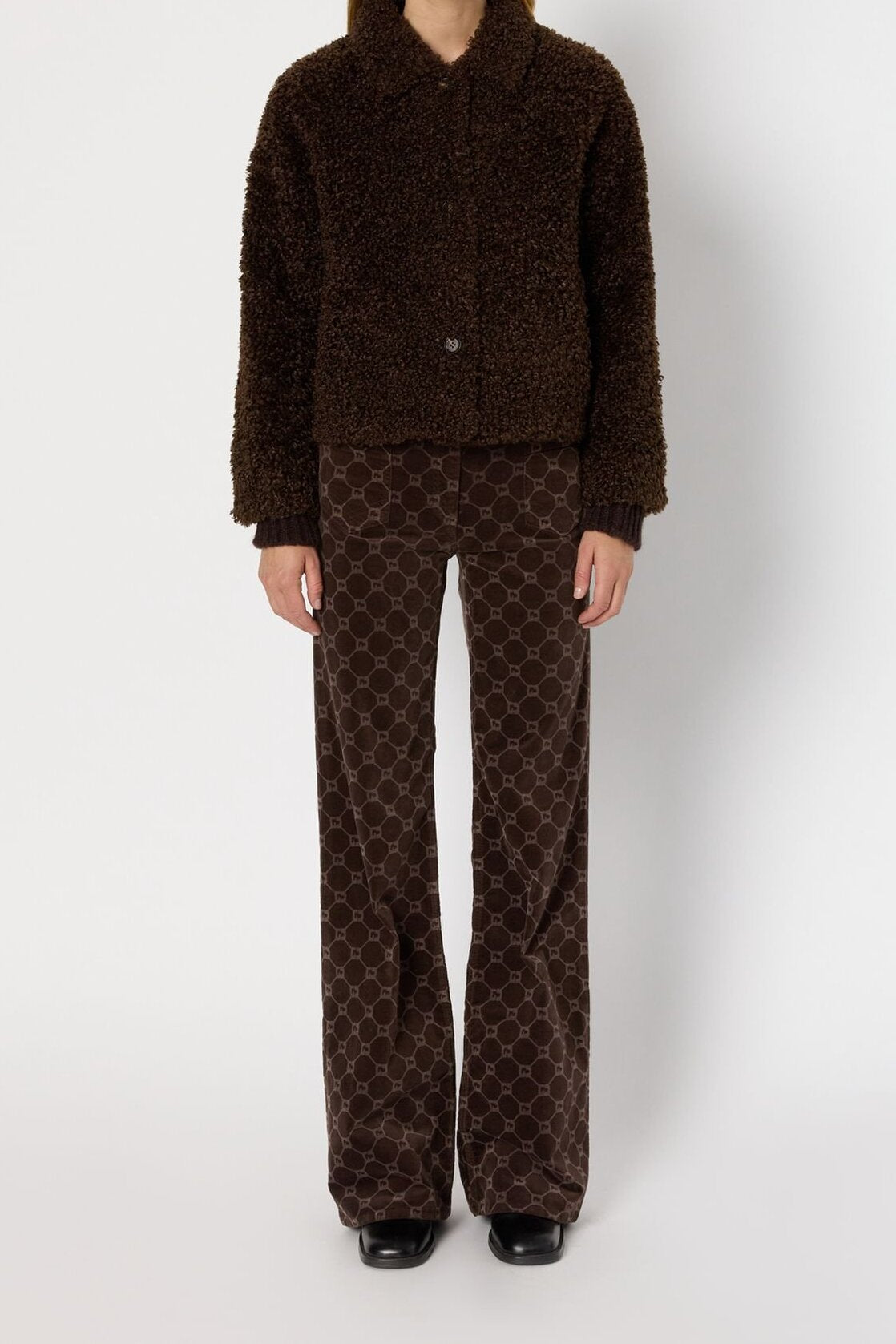Manteau court en fausse fourrure - MAVIS Faume - seconde main