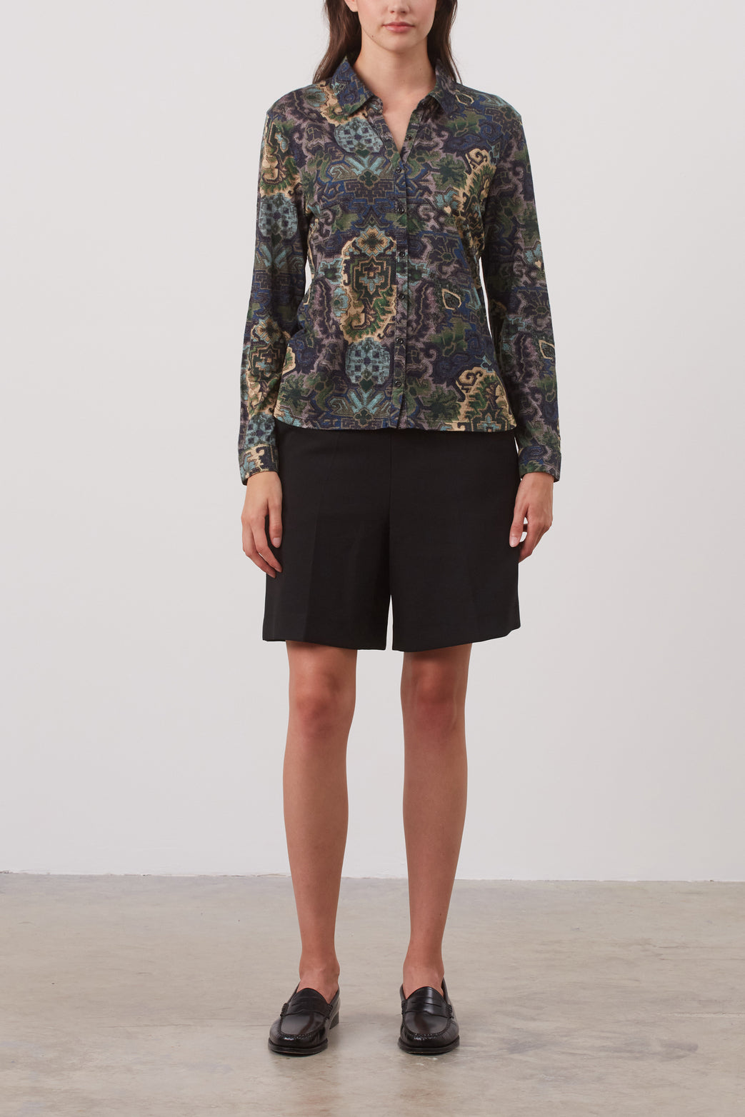 Chemise en jersey imprimé - AMELIA Faume - seconde main