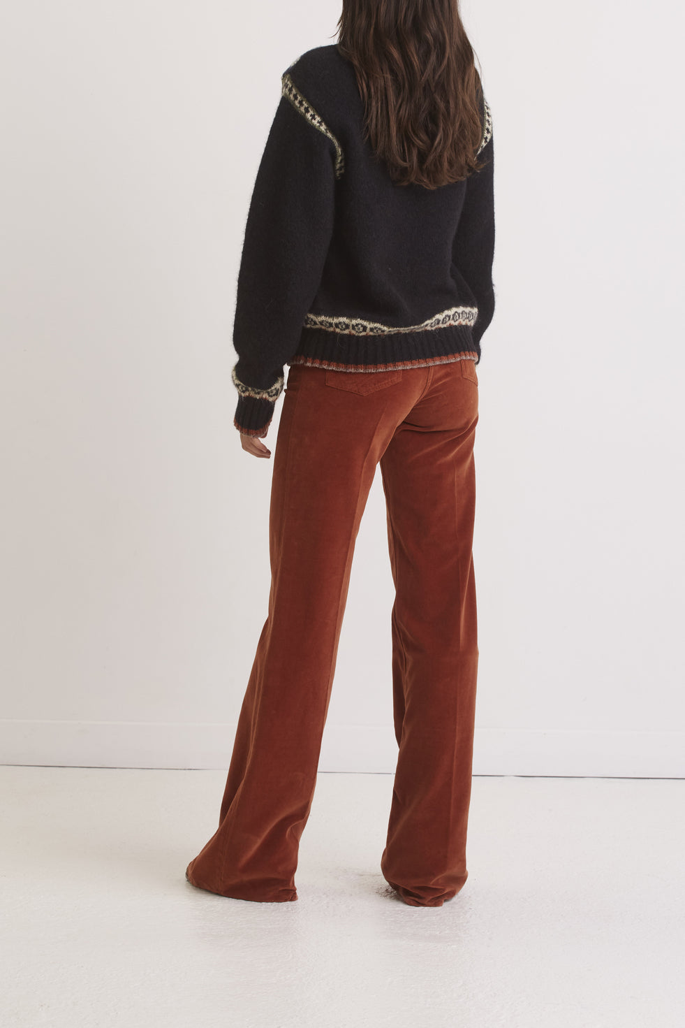 Pull folklorique en lainage doux - LAELLE Faume - seconde main