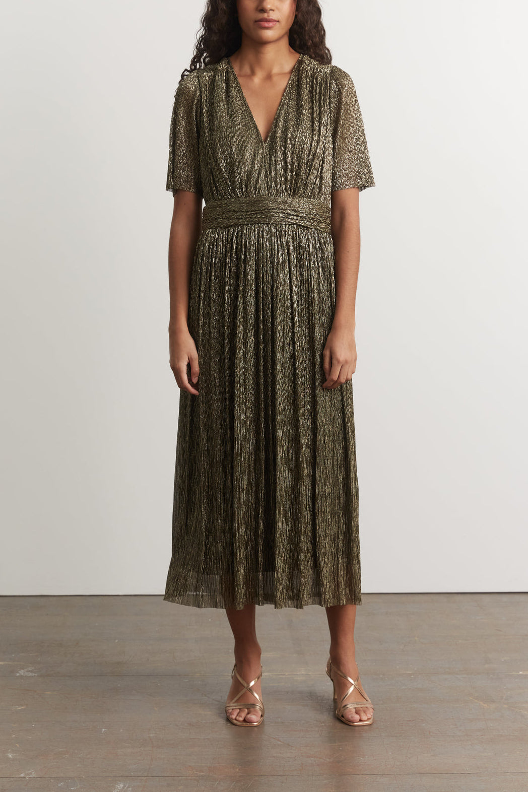 Robe du soir en jersey lamé - JOACHIM Faume - seconde main