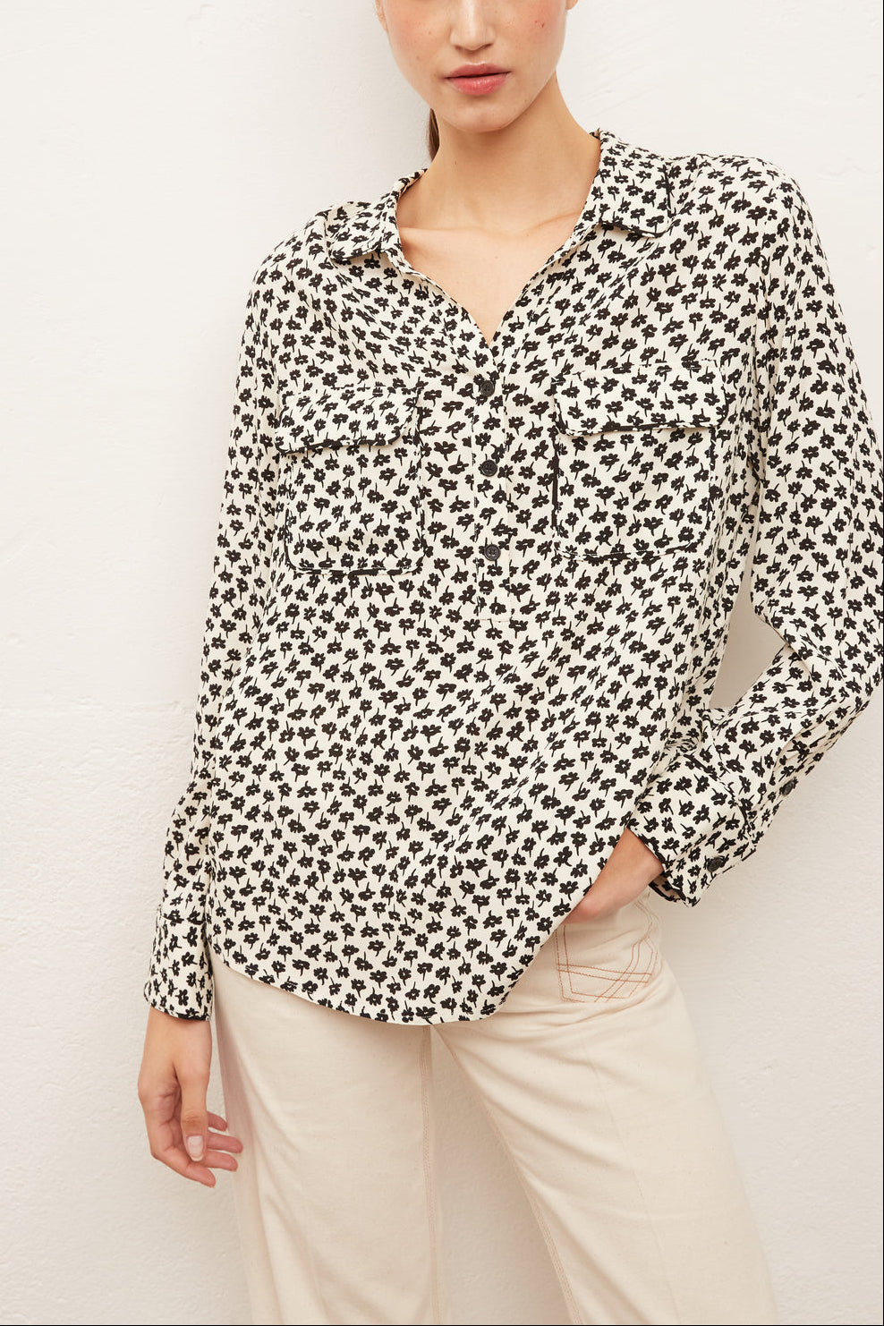 NIKITA - Chemise fluide à imprimé floral Faume - seconde main