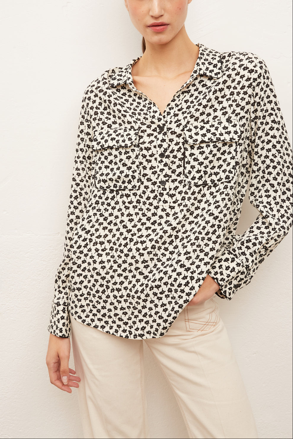 NIKITA - Chemise fluide à imprimé floral Faume - seconde main