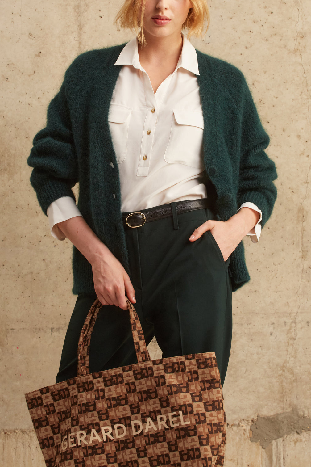 Gilet en lainage mohair - LANCE Faume - seconde main