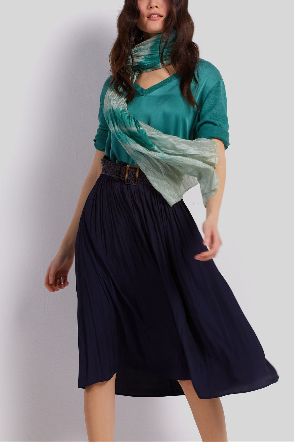 Jupe midi vaporeuse - BIANKA Faume - seconde main