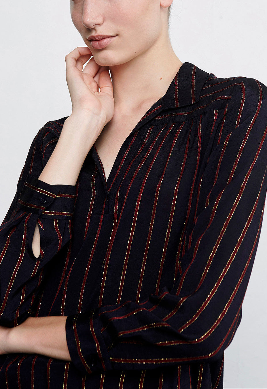 MORGAN - Blouse à rayures Faume - seconde main
