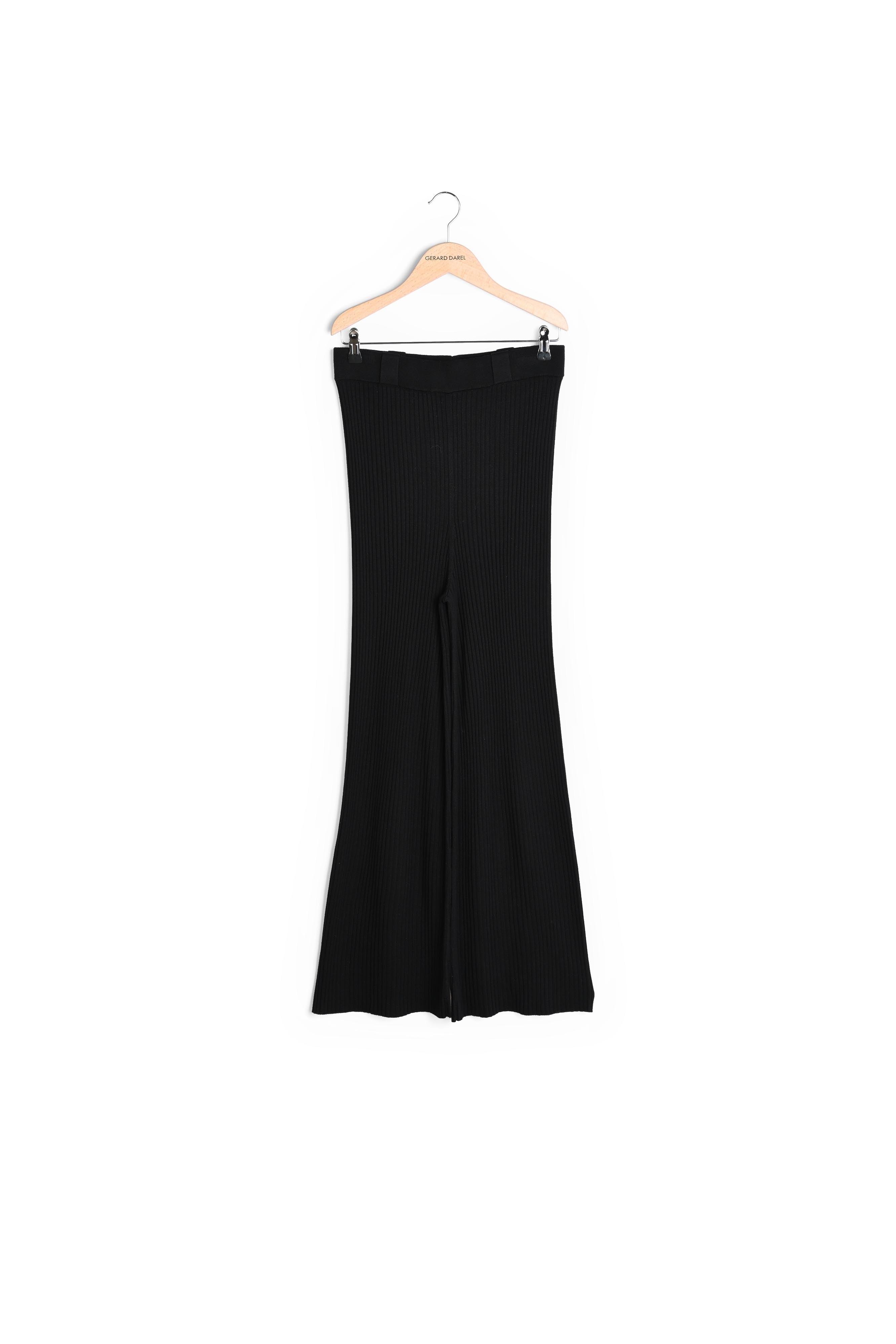 Pantalon large en maille côtelée - EMALIA Faume - seconde main