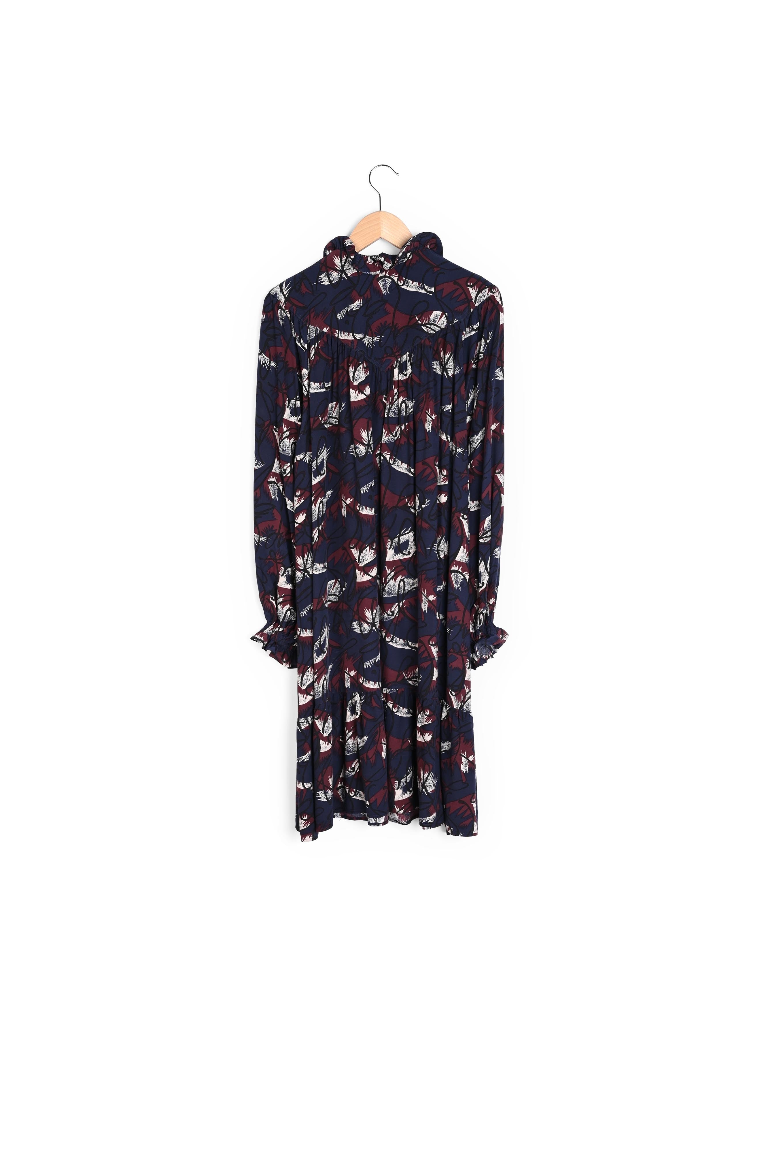 Robe courte et ample avec détails volantés - JULY Faume - seconde main