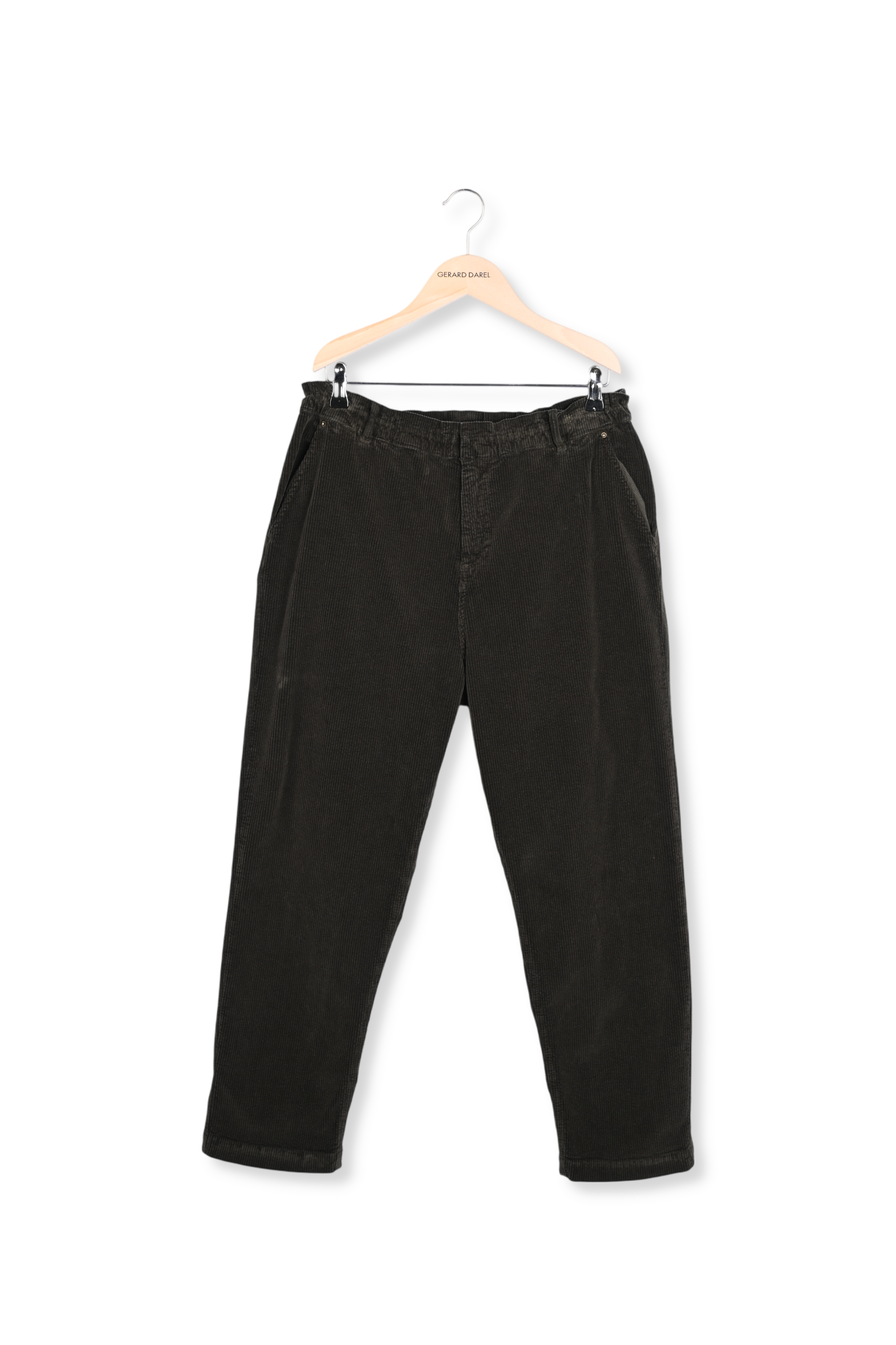 Pantalon élastiqué en velours à côtes - NYMPHIE Faume - seconde main