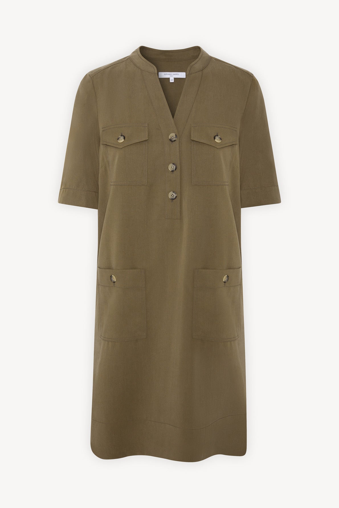 SIBILLE - Robe-chemise courte Faume - seconde main