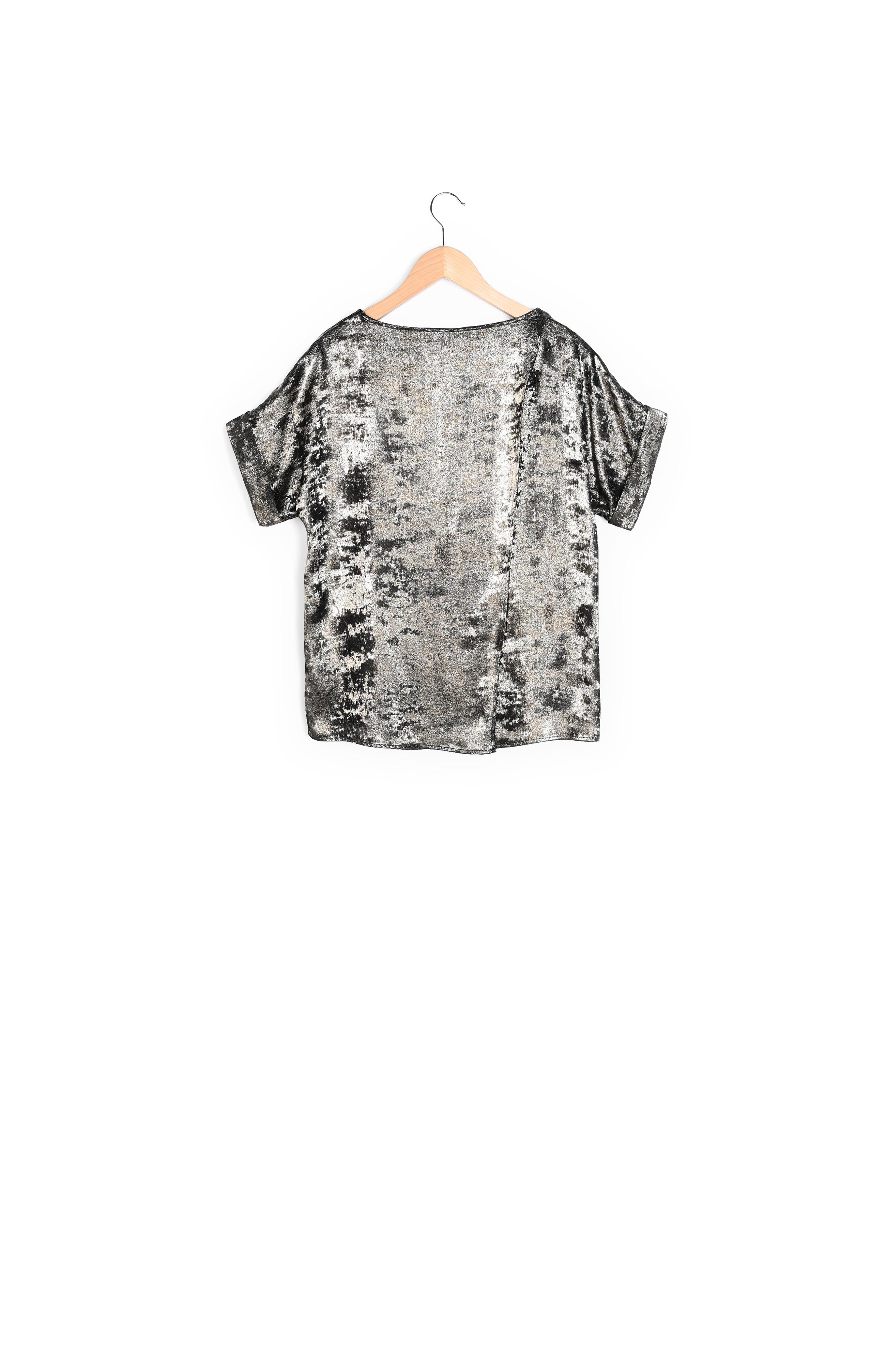 Alessia - Top façon Lurex avec découpe au dos Faume - seconde main