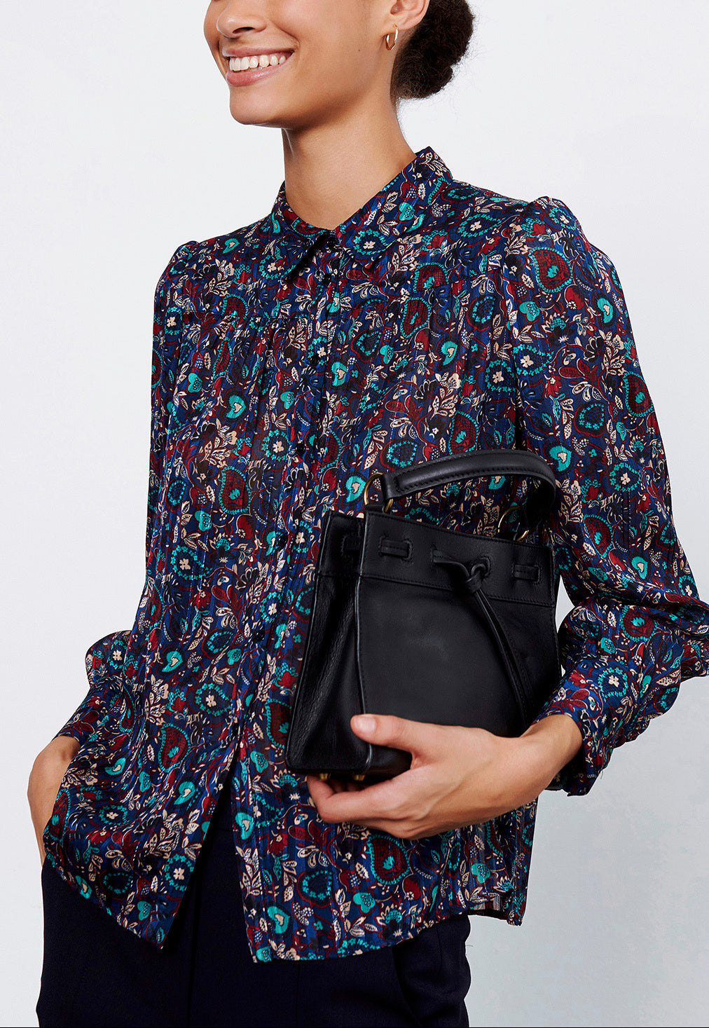 MAXINE - Chemise ample imprimé cachemire Faume - seconde main