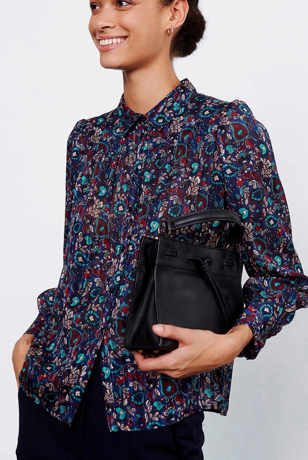 MAXINE - Chemise ample imprimé cachemire Faume - seconde main