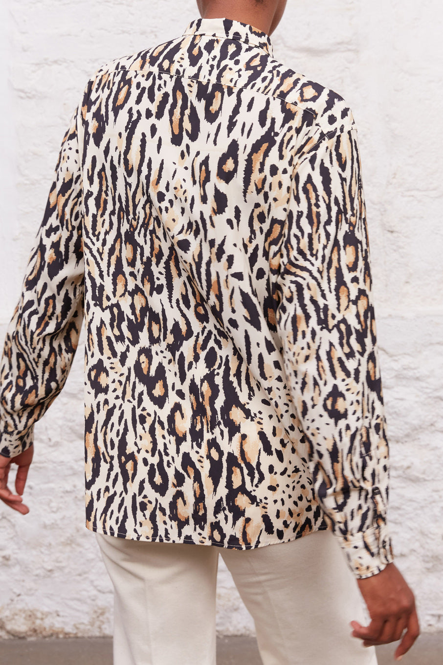 Chemise à imprimé léopard - CLYDE Faume - seconde main
