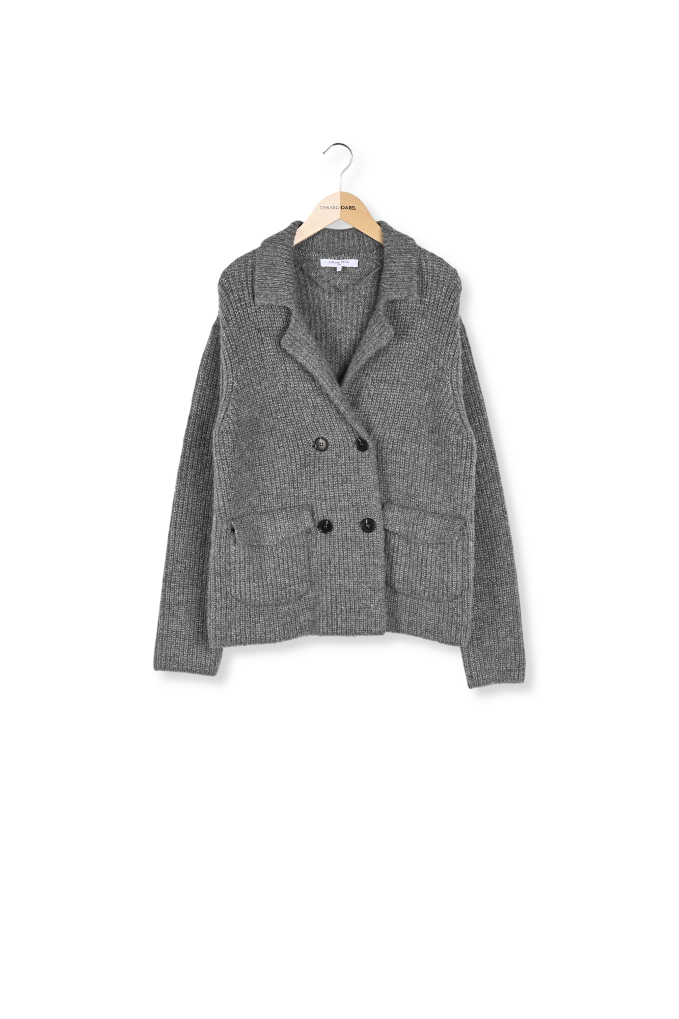 Gilet à col en maille épaisse - JOESSE Faume - seconde main