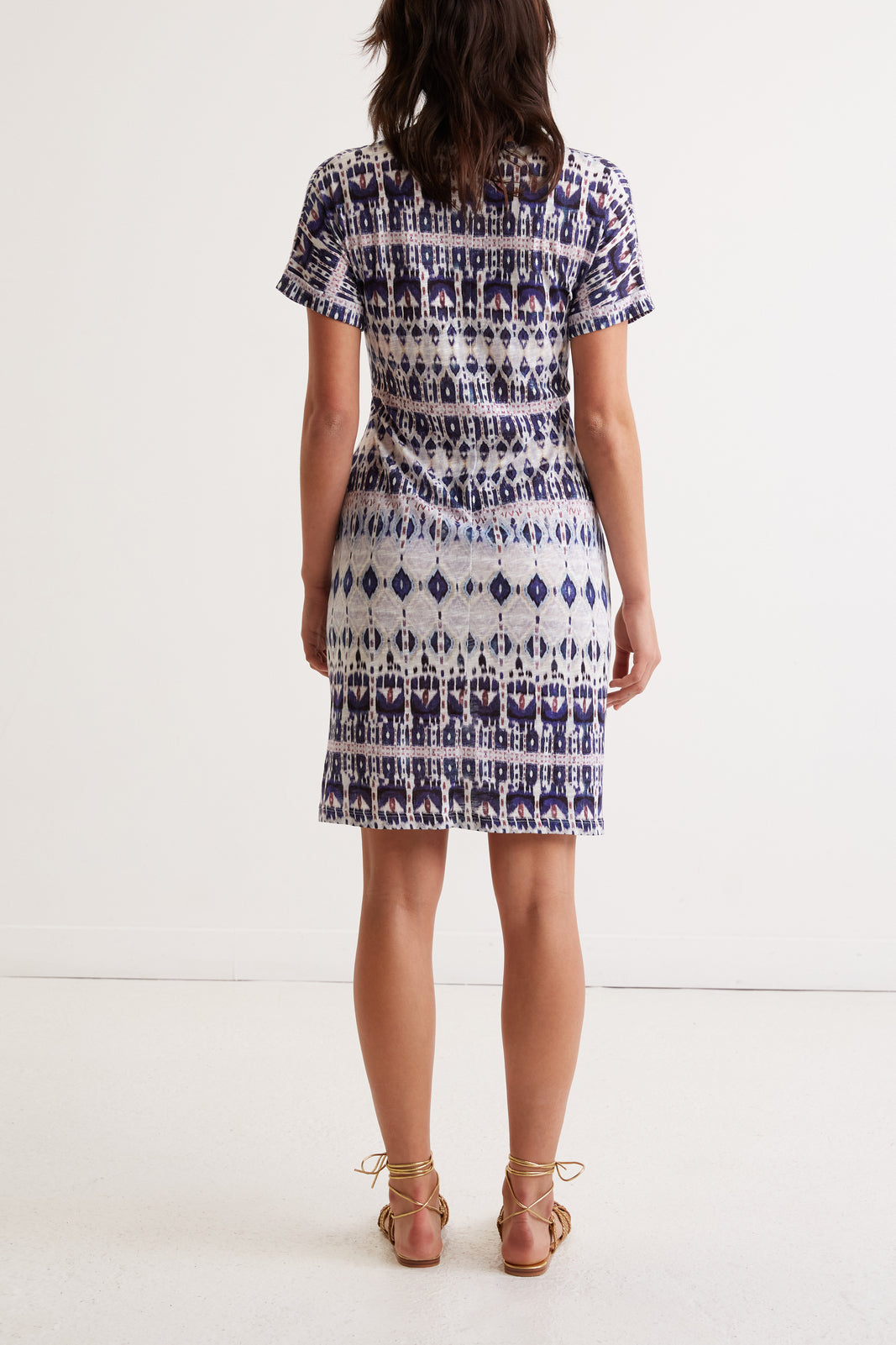 Robe à imprimé ethnique - JIMMY Faume - seconde main