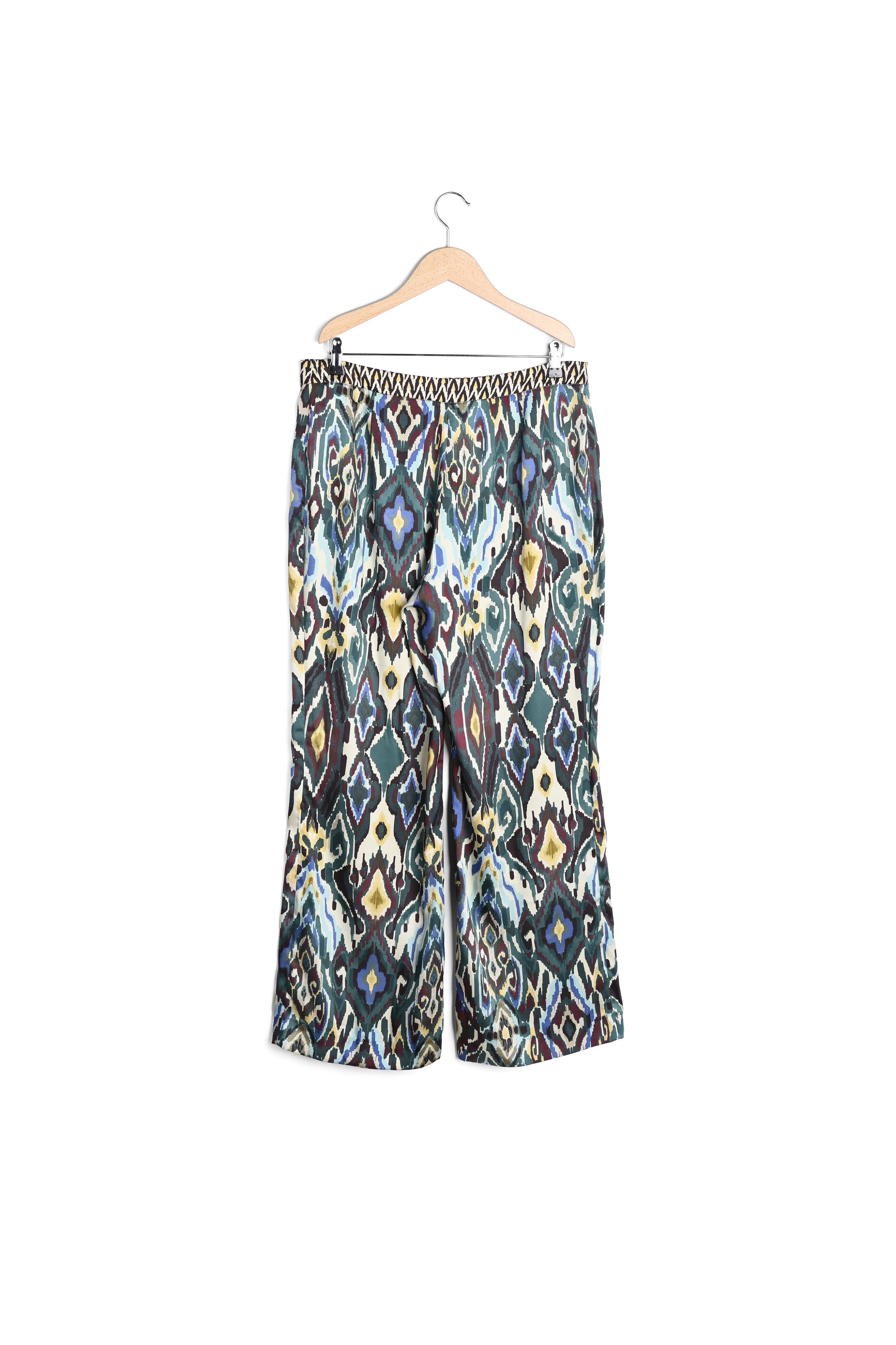 Pantalon large à motifs Ikat - ELEONA Faume - seconde main
